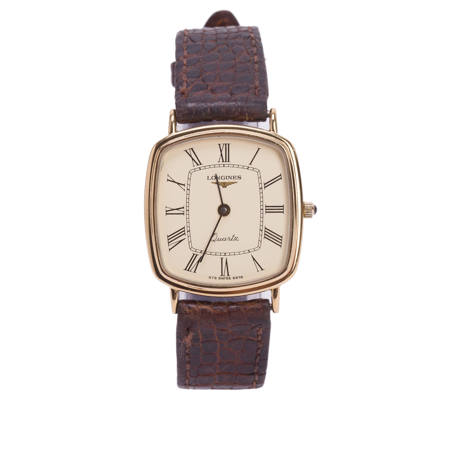 Longines Vintage Gold-Plated Stainless Steel 28 MM Quartz Watch Creme Dial