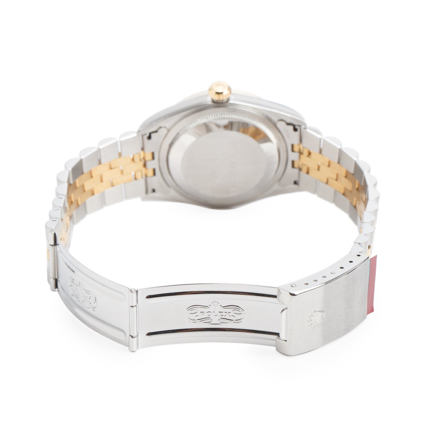 Rolex Stainless Steel & 18k Yellow Gold Datejust 36 MM Automatic Watch Gold Dial 16233 w/ Box & Papers