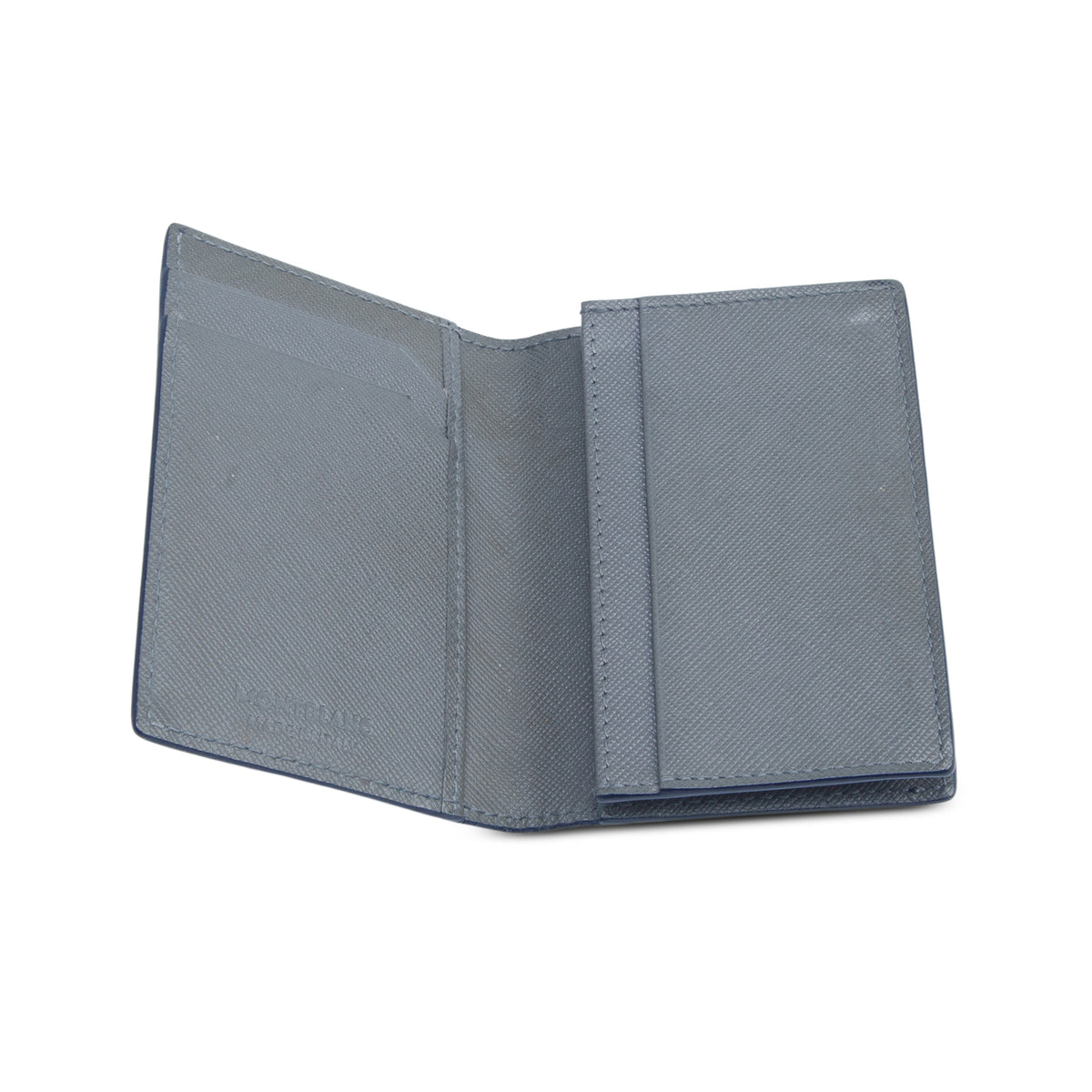 Montblanc Navy Saffiano Leather Sartorial Card Holder