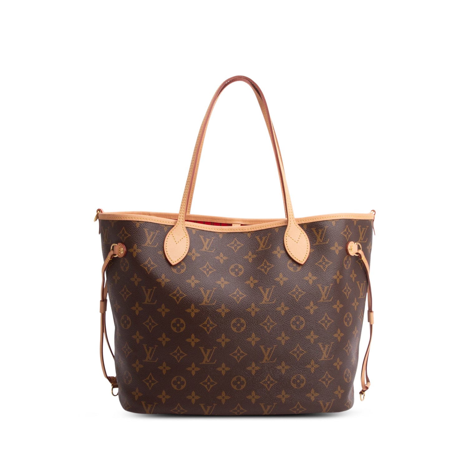 Louis Vuitton Monogram Neverfull Bandouliere Inside Out MM w/ Strap