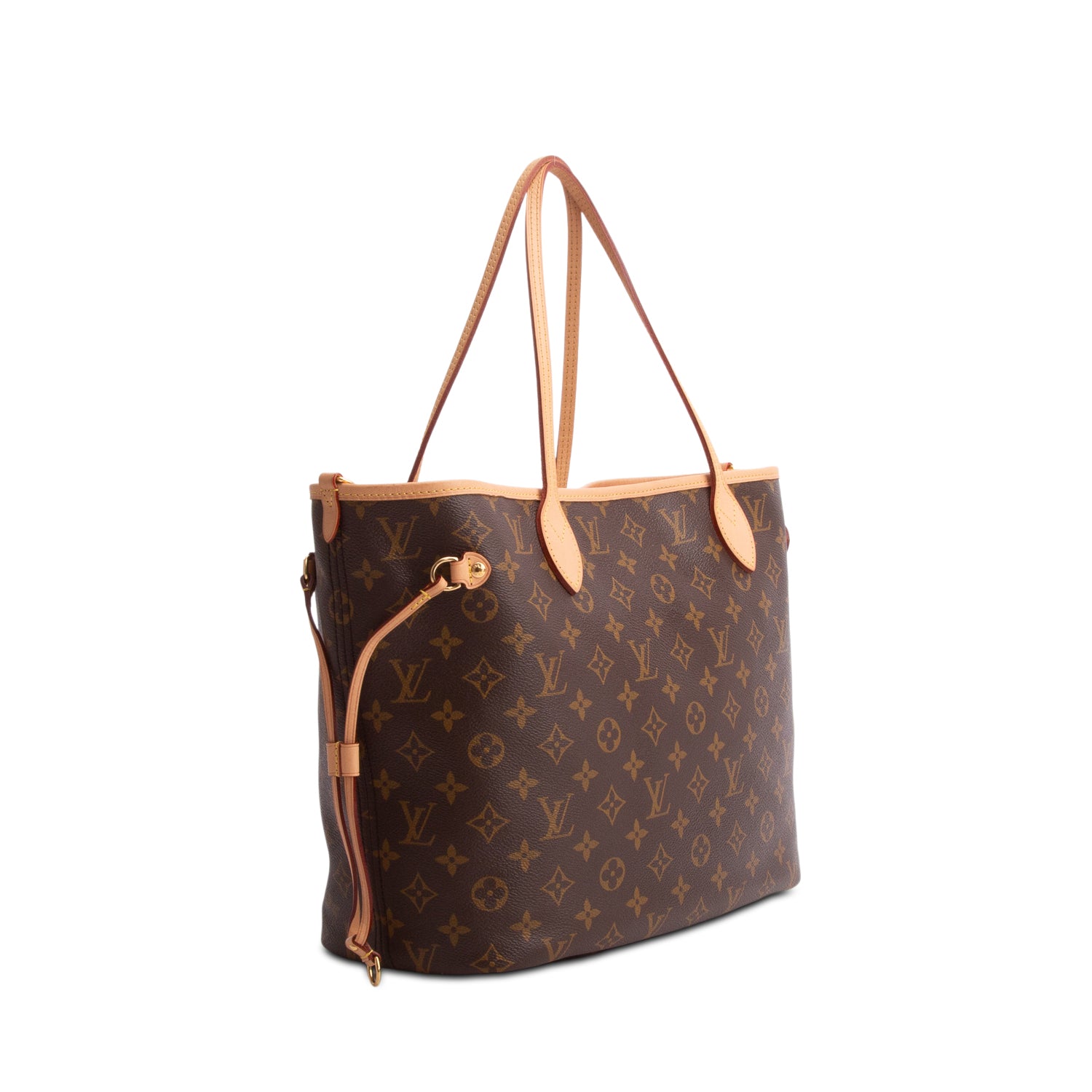 Louis Vuitton Monogram Neverfull Bandouliere Inside Out MM w/ Strap