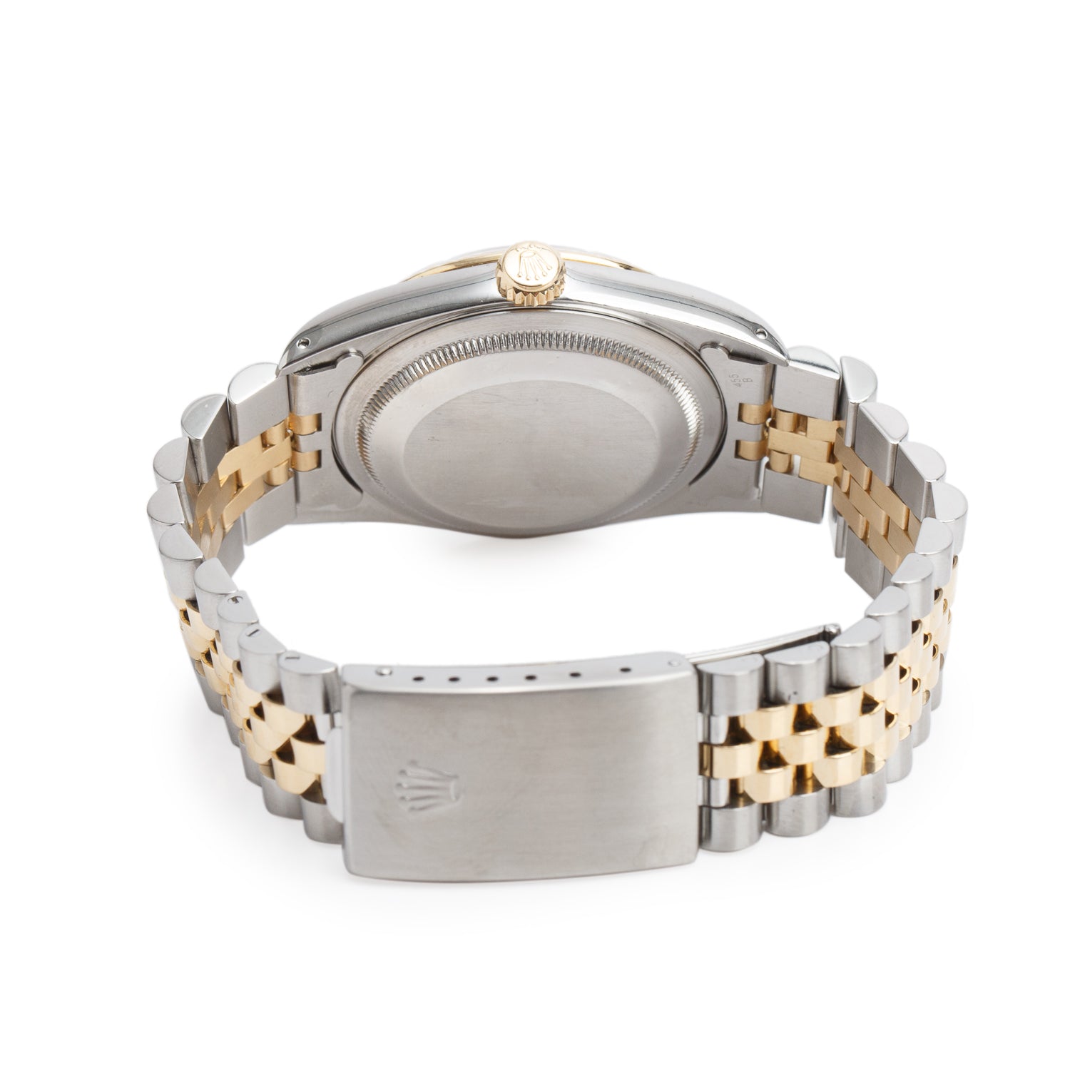Rolex Stainless Steel & 18k Yellow Gold Datejust 36 MM Automatic Watch Gold Dial 16233 w/ Box