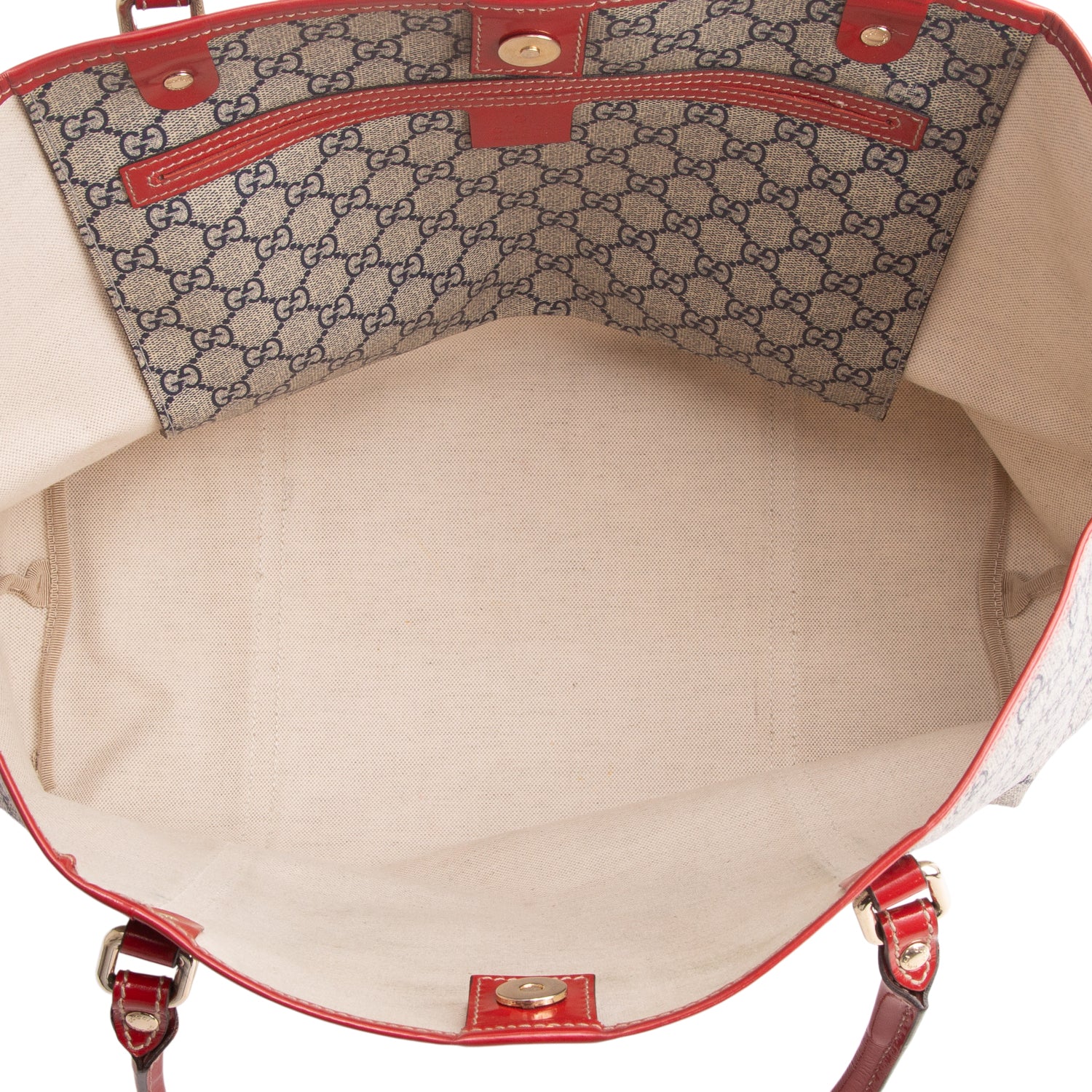 Gucci GG Plus Monogram Tattoo Heart Medium Joy Tote
