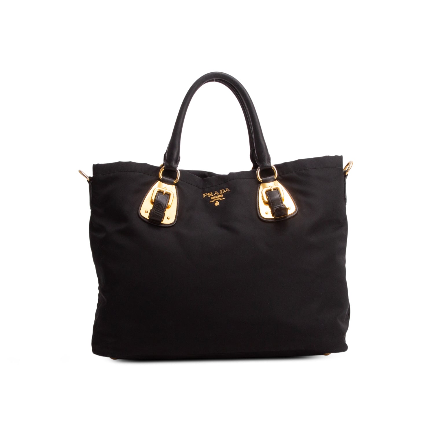 Prada Black Tessuto Nylon Tote