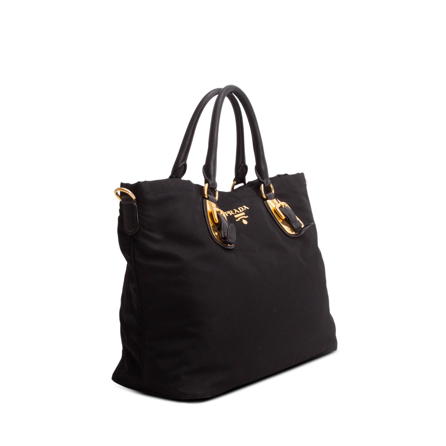 Prada Black Tessuto Nylon Tote