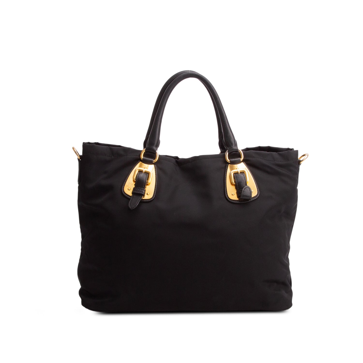 Prada Black Tessuto Nylon Tote
