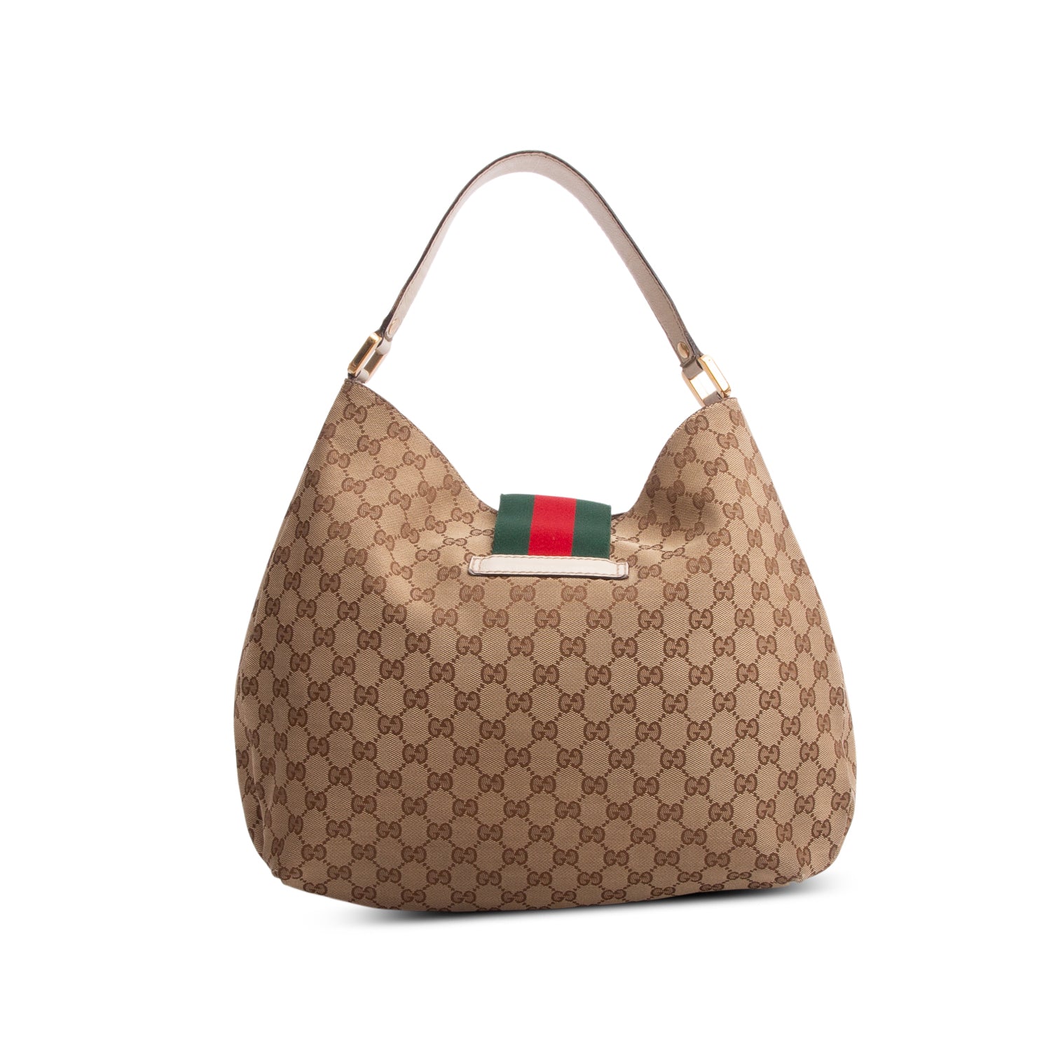 Gucci GG Monogram Large New Ladies Web Hobo