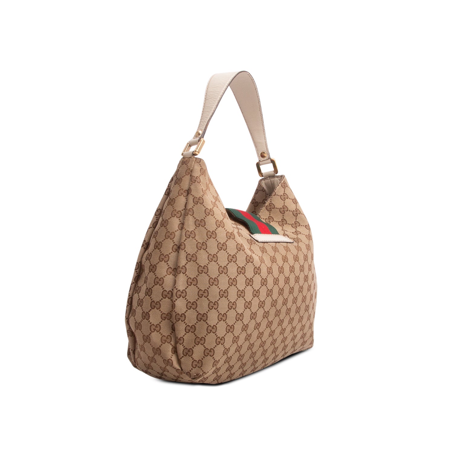 Gucci GG Monogram Large New Ladies Web Hobo