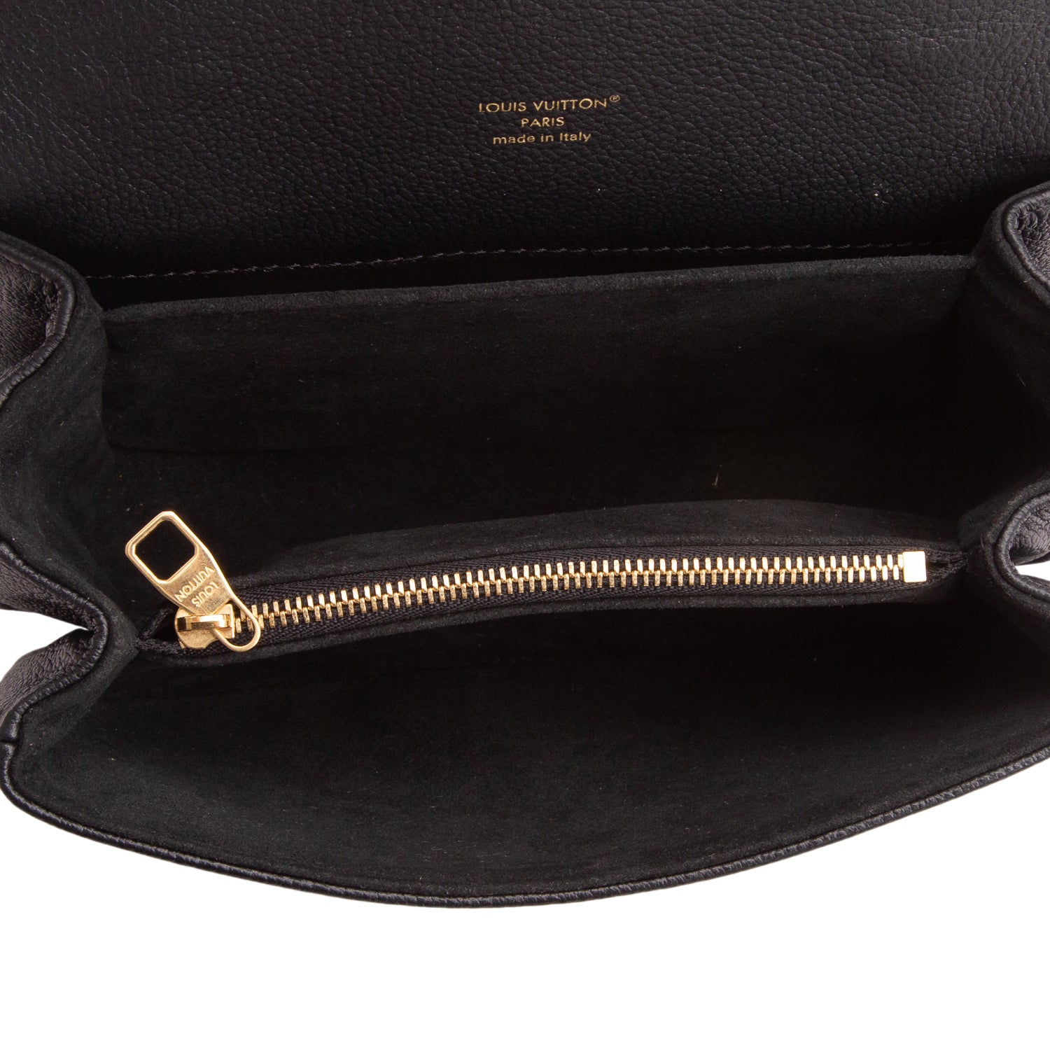 Louis Vuitton 2024 Black Monogram Empreinte East West Pochette Metis w/ Box, Strap & Receipt