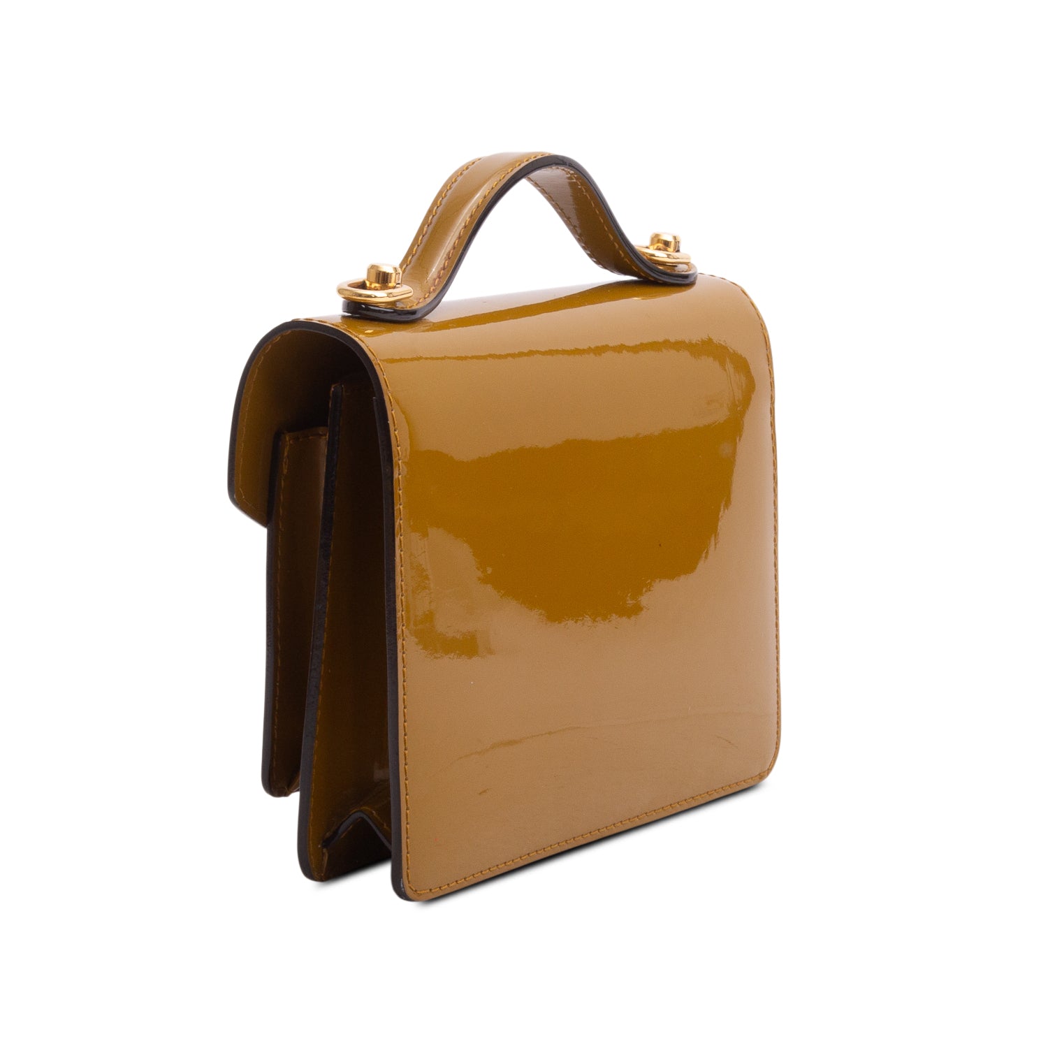 Louis Vuitton Green Vernis Monceau BB w/ Strap
