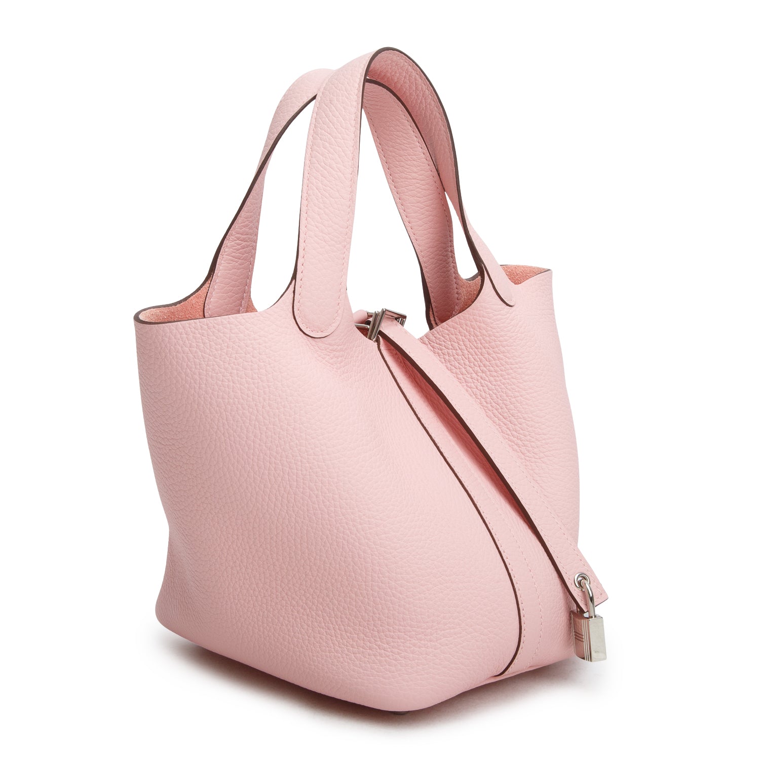 Hermes 2024 Rose Sakura Taurillon Clemence Picotin Lock 18