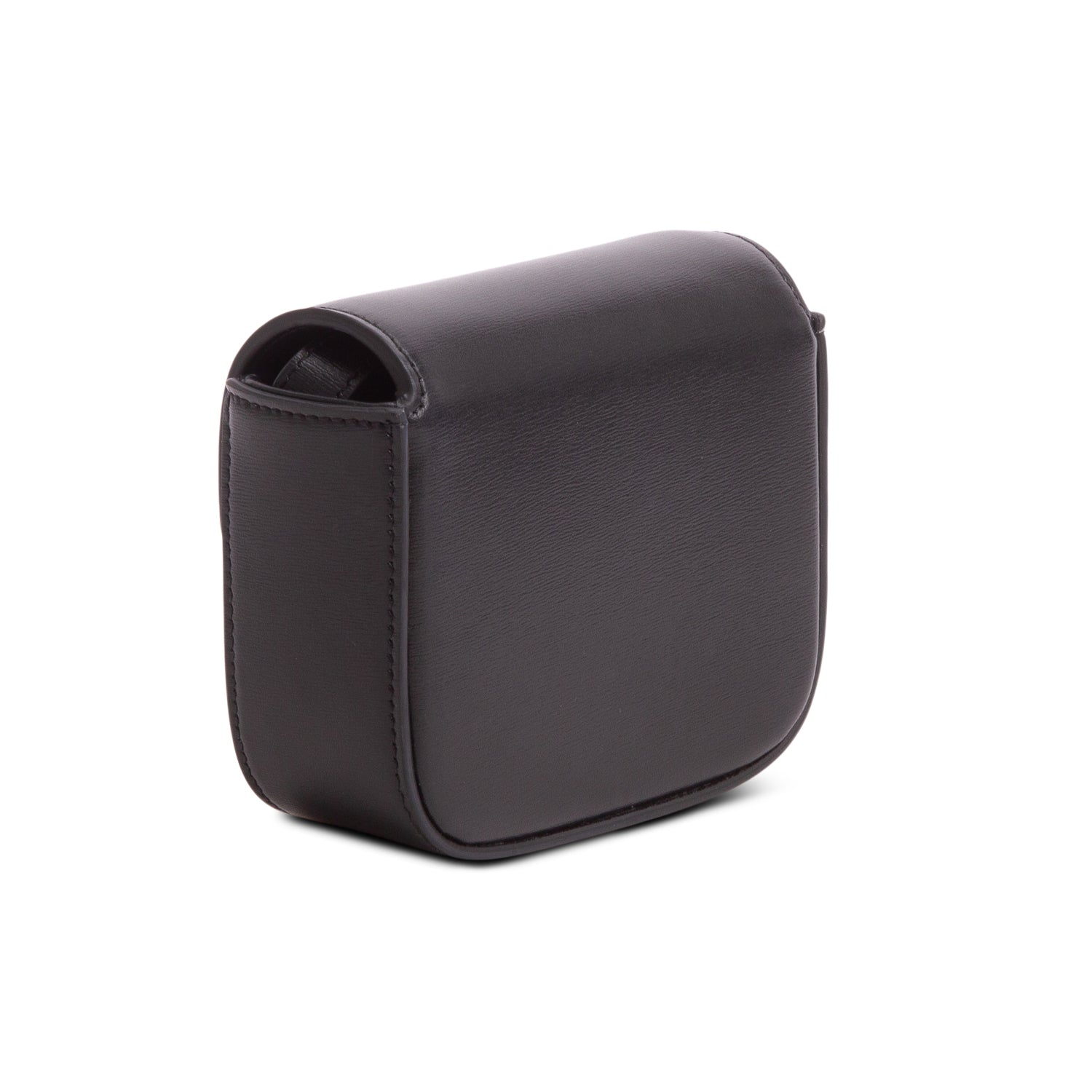 Celine 2022 Black Shiny Calfskin Mini Claude w/ Box & Strap