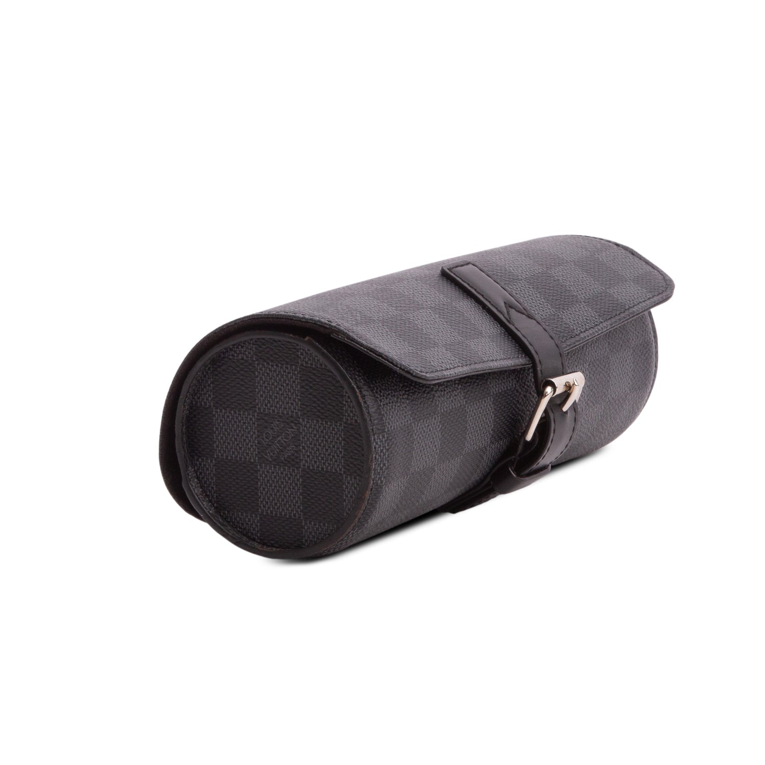 Louis Vuitton Damier Graphite 3 Watch Case w/ Receipt