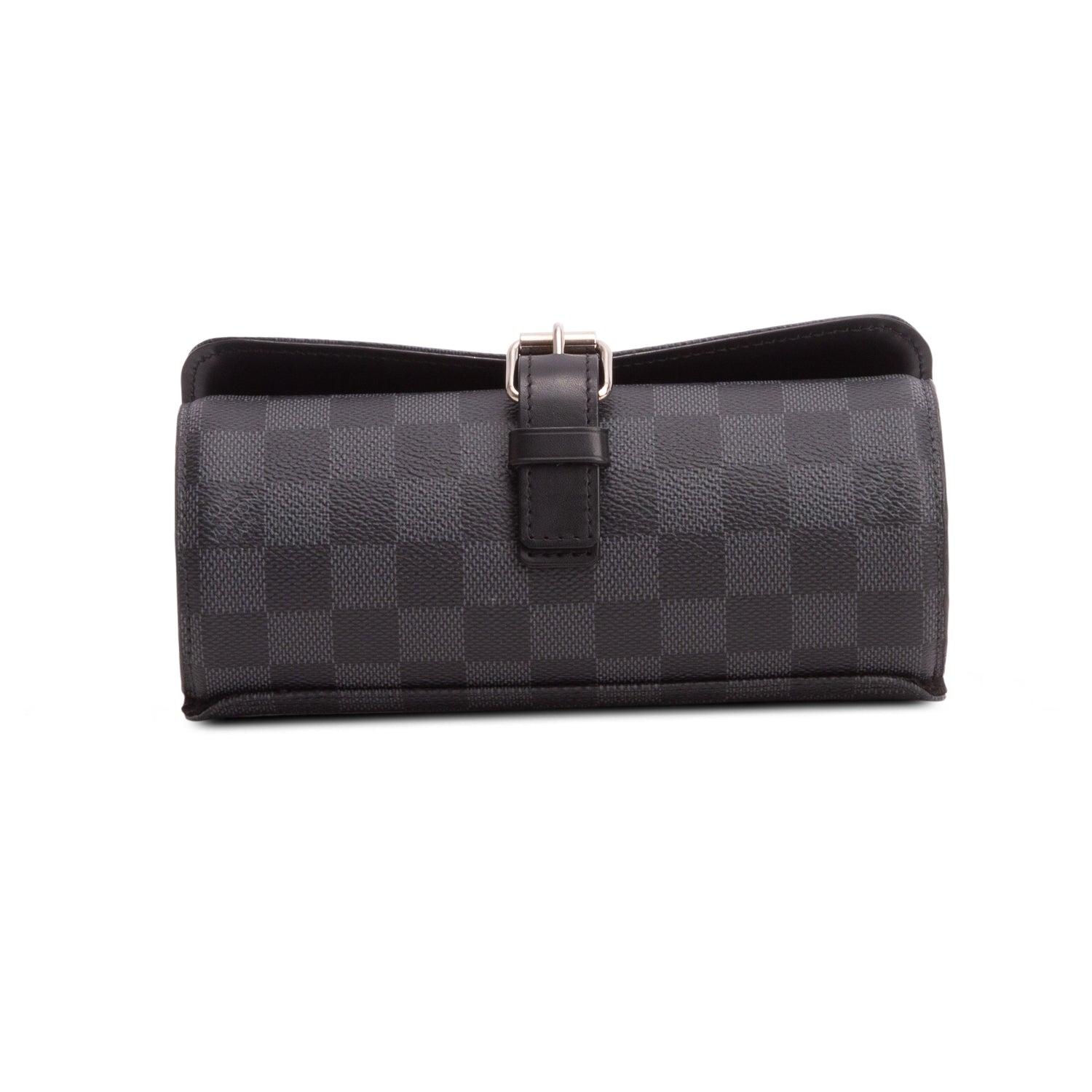 Louis Vuitton Damier Graphite 3 Watch Case w/ Receipt