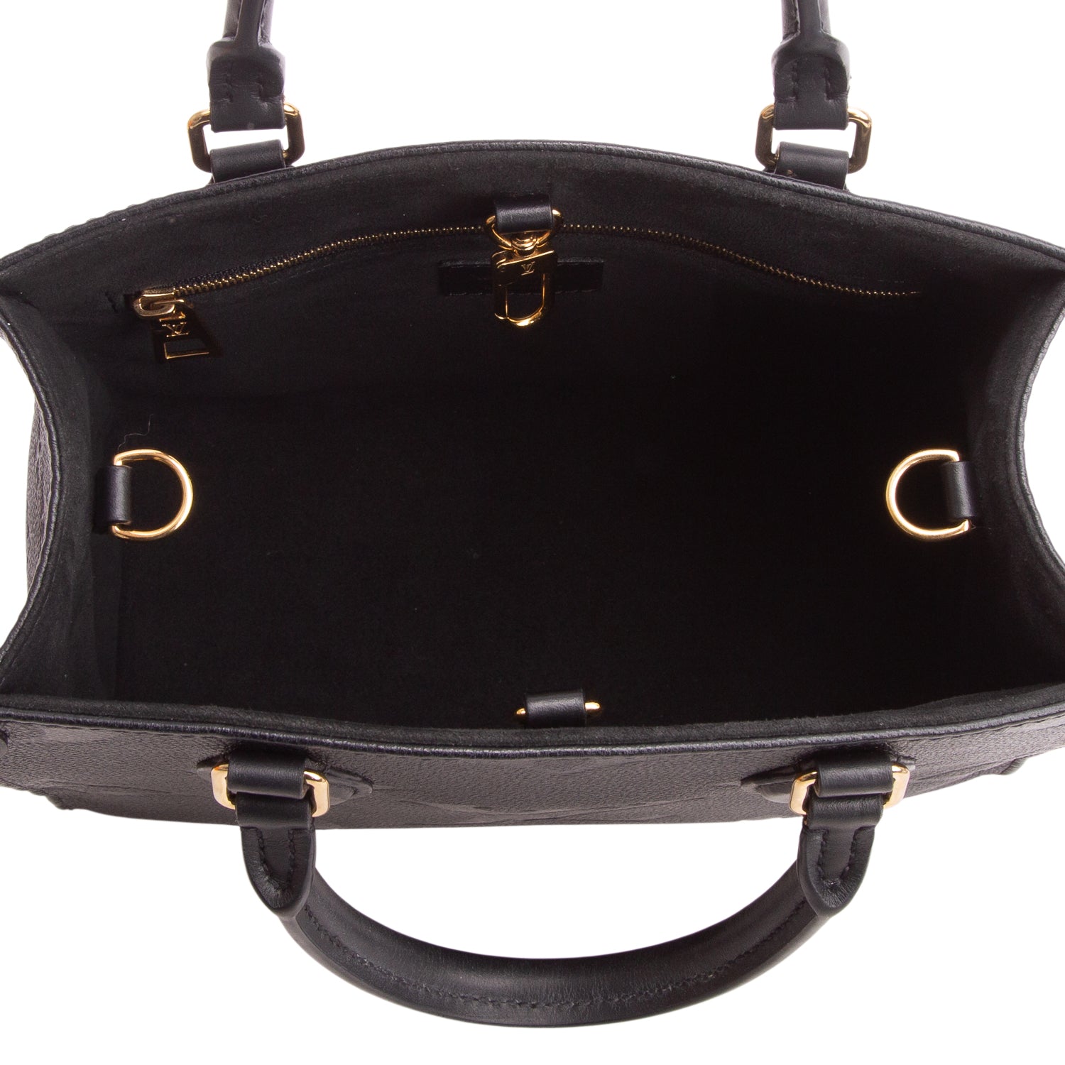Louis Vuitton 2025 Black Empreinte Monogram OnTheGo PM w/ Box, Strap & Receipt