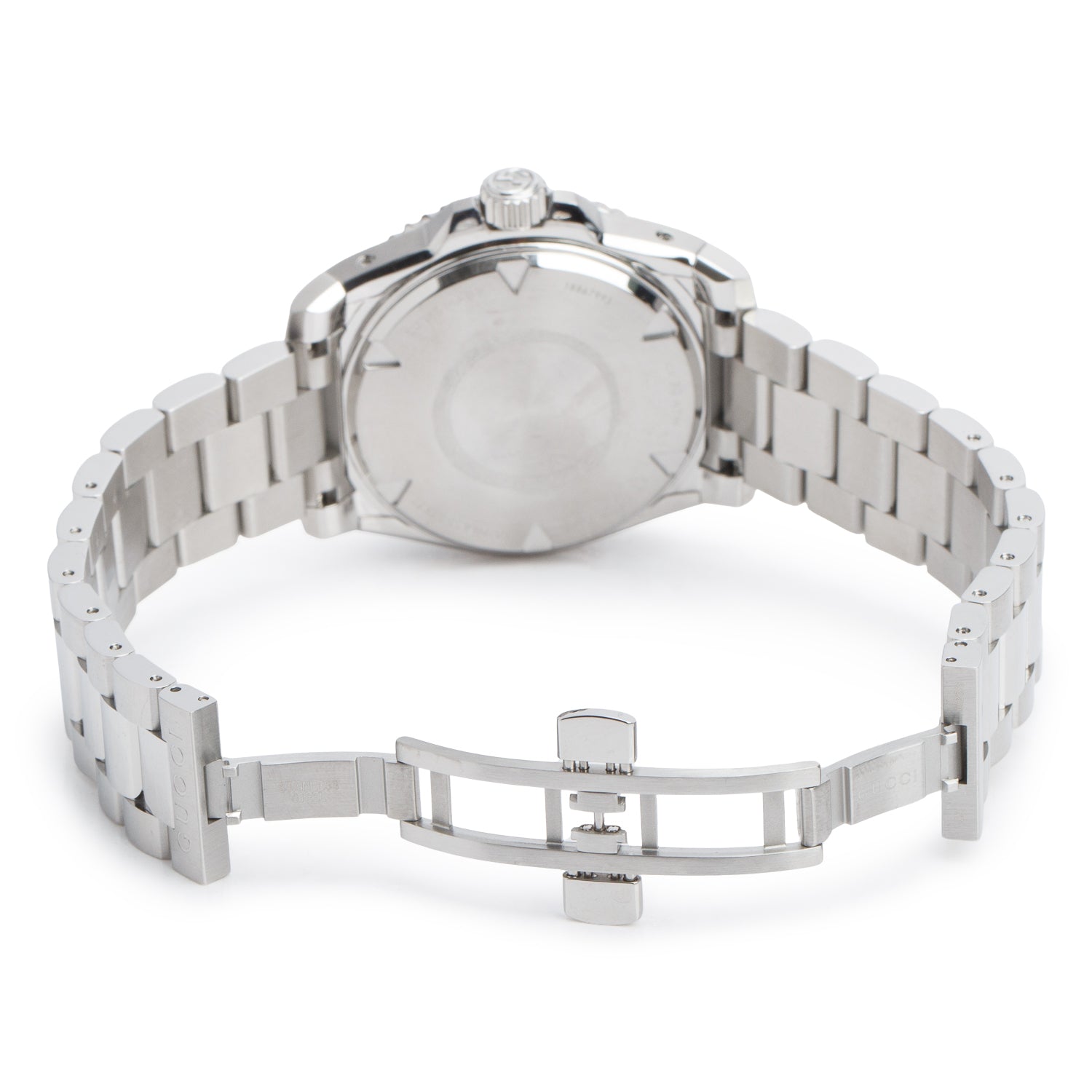 Gucci Stainless Steel Dive  40 MM Automatic Watch Silver Dial YA136354 w/ Box