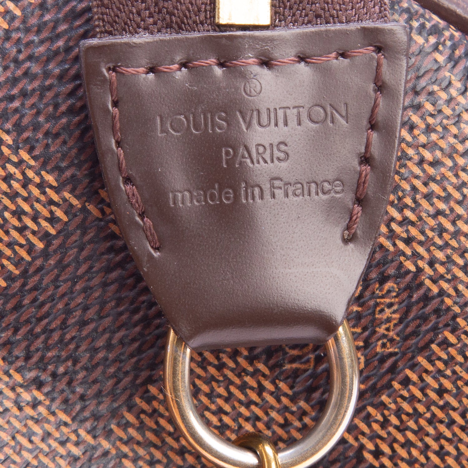 Louis Vuitton Damier Ebene Eva Clutch w/ Straps