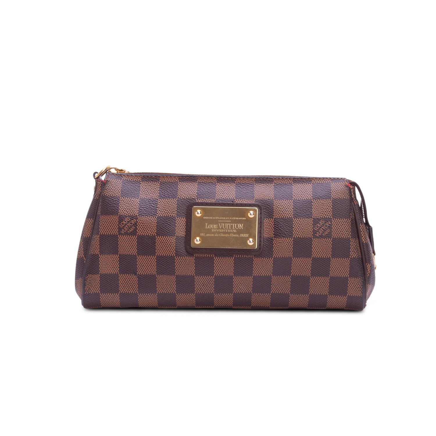 Louis Vuitton Damier Ebene Eva Clutch w/ Straps