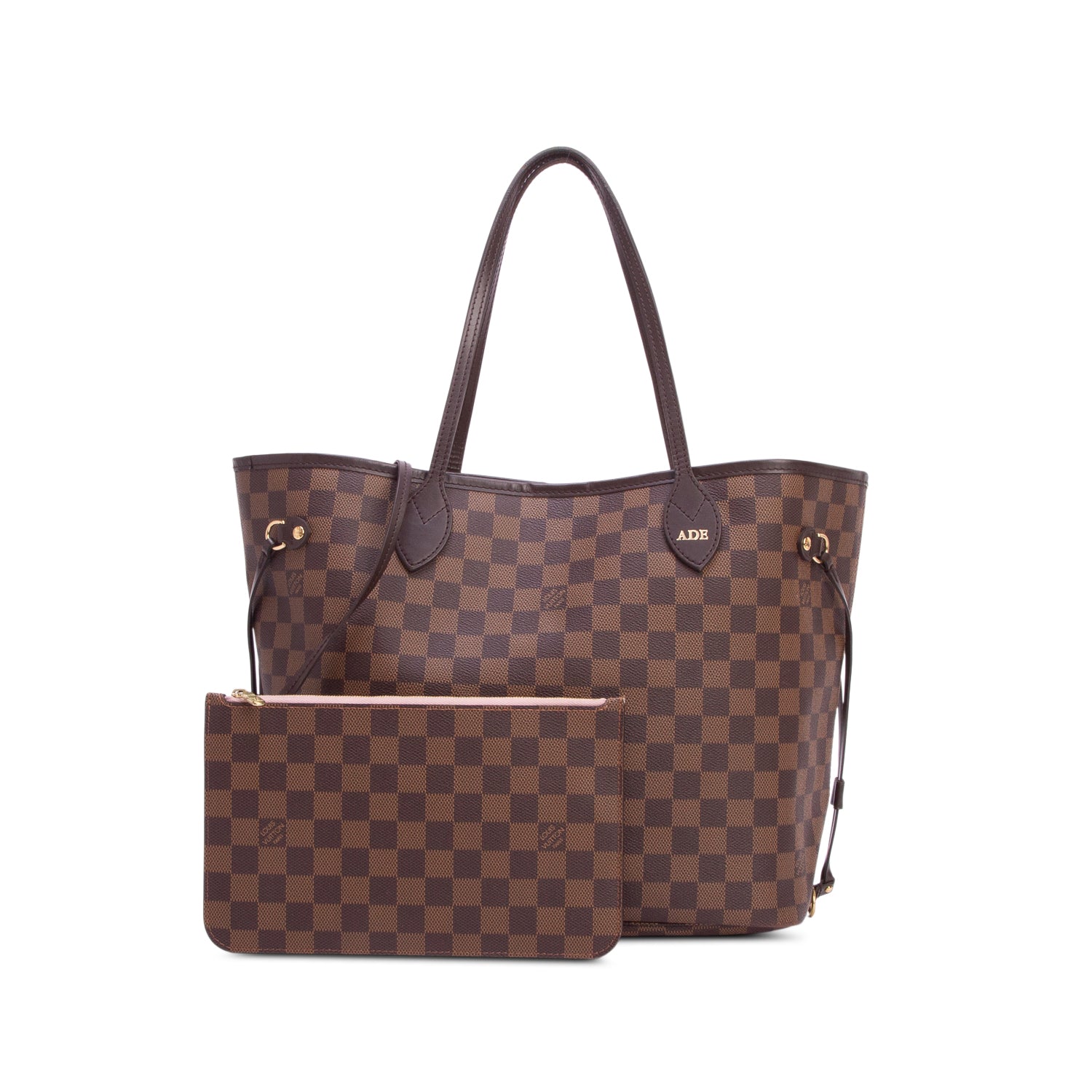 Louis Vuitton Damier Ebene Neverfull MM w/ Pouch