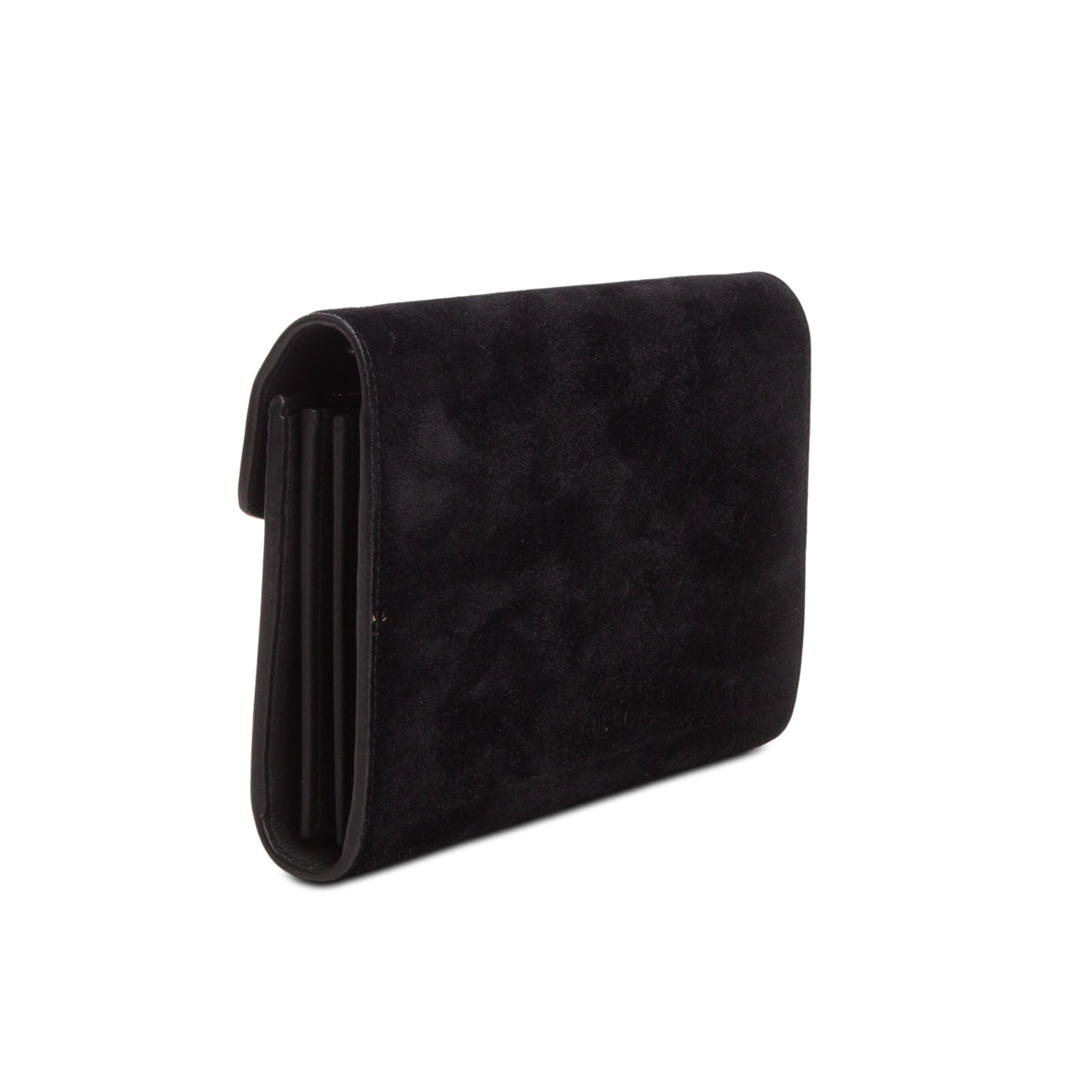Gucci Black Suede Mini Dionysus Chain Wallet w/ Box