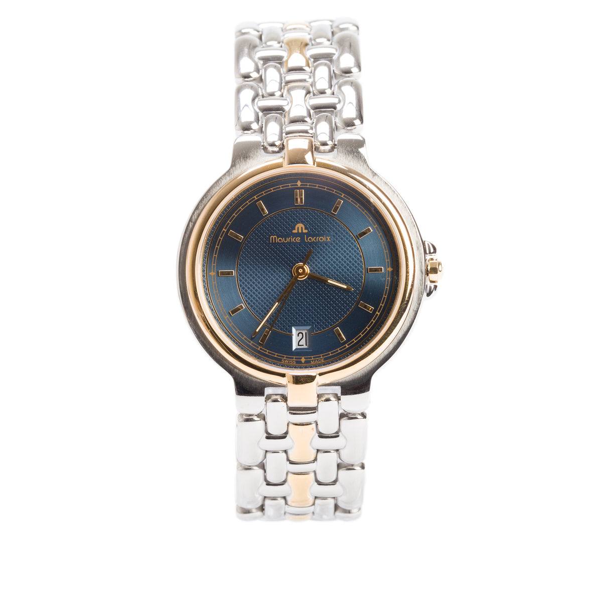 Maurice Lacroix Stainless Steel & Gold Plated Steel Classic 34 MM Quartz Watch