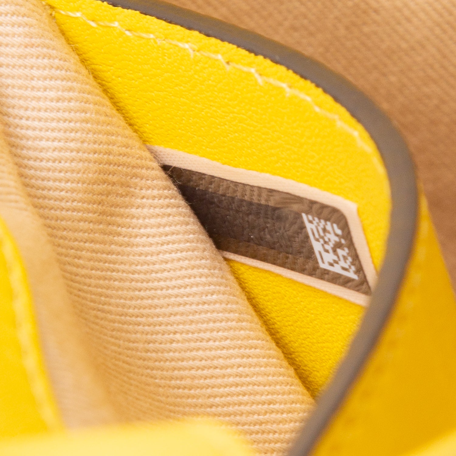 Chloe Yellow Calfskin Crocodile Embossed Mini C Bag