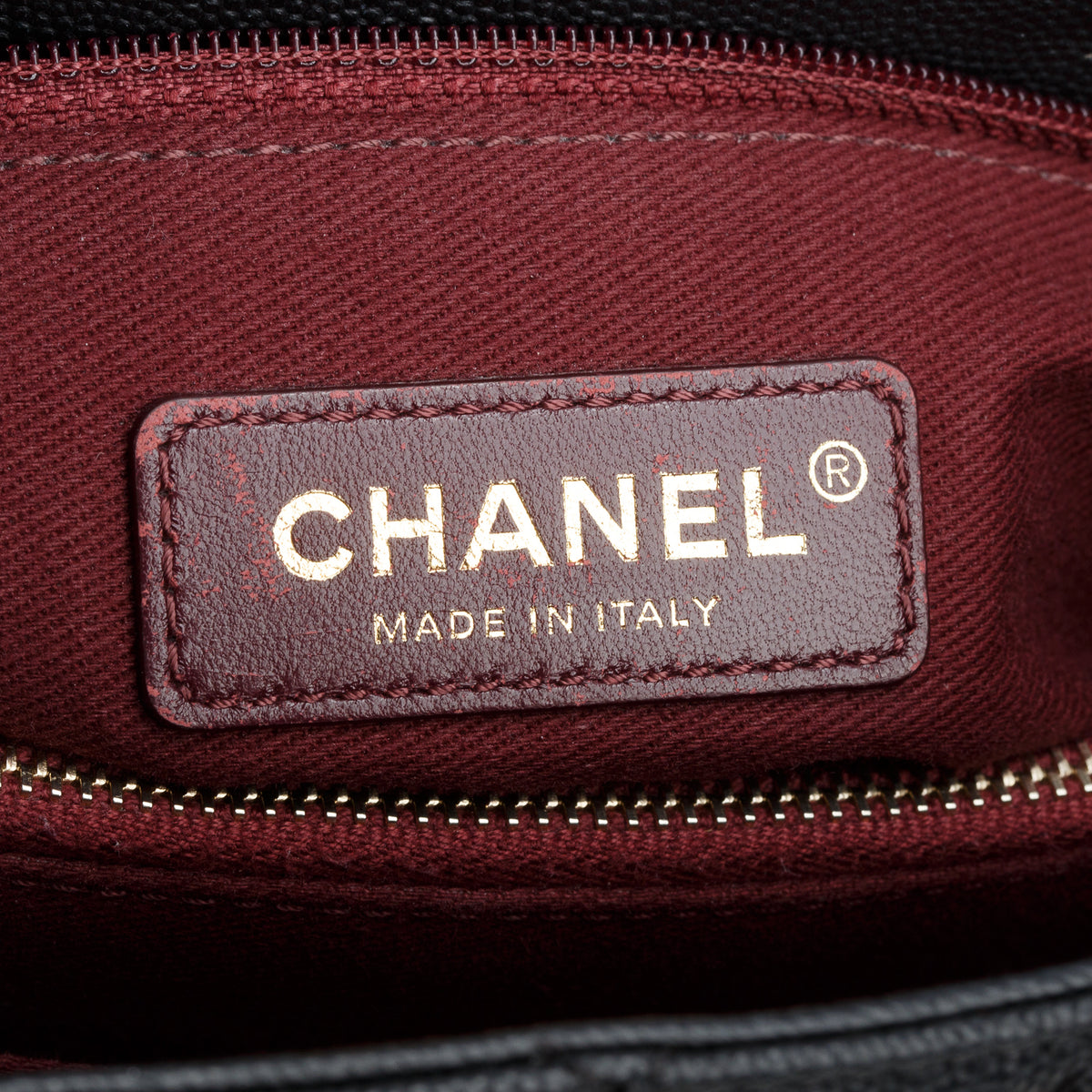 Chanel Black Caviar Quilted Small Coco Handle Flap