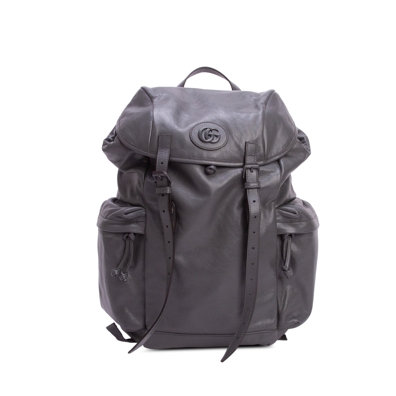 Gucci Grey Piuma Lux Calfskin Monochrome Re(Belle) Backpack