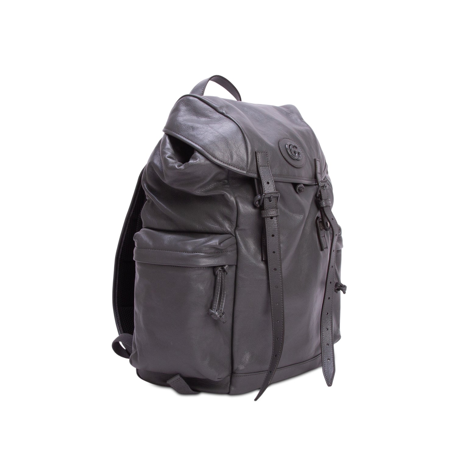 Gucci Grey Piuma Lux Calfskin Monochrome Re(Belle) Backpack