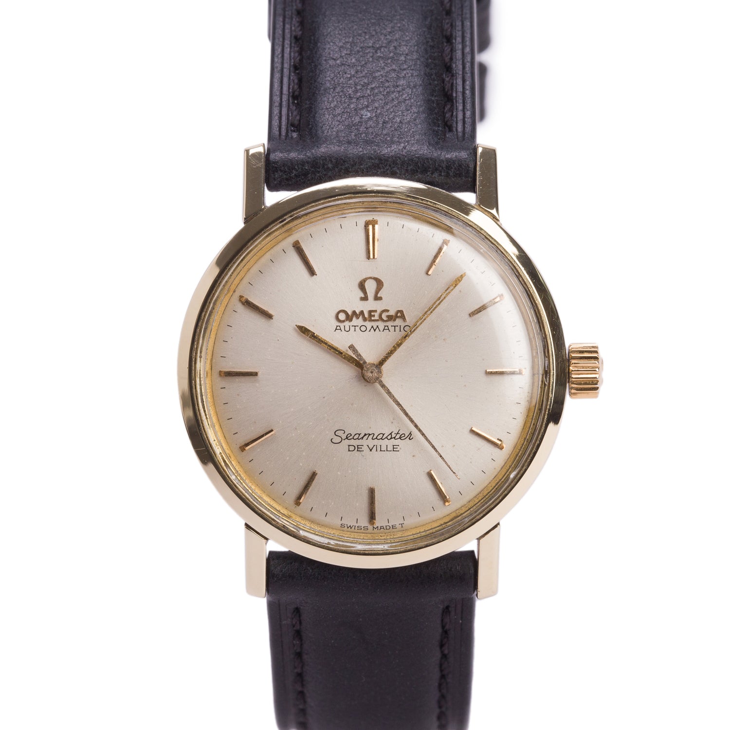 Omega Vintage Stainless Steel & 14k Yellow Gold Seamaster De Ville 31.5 MM Automatic Watch