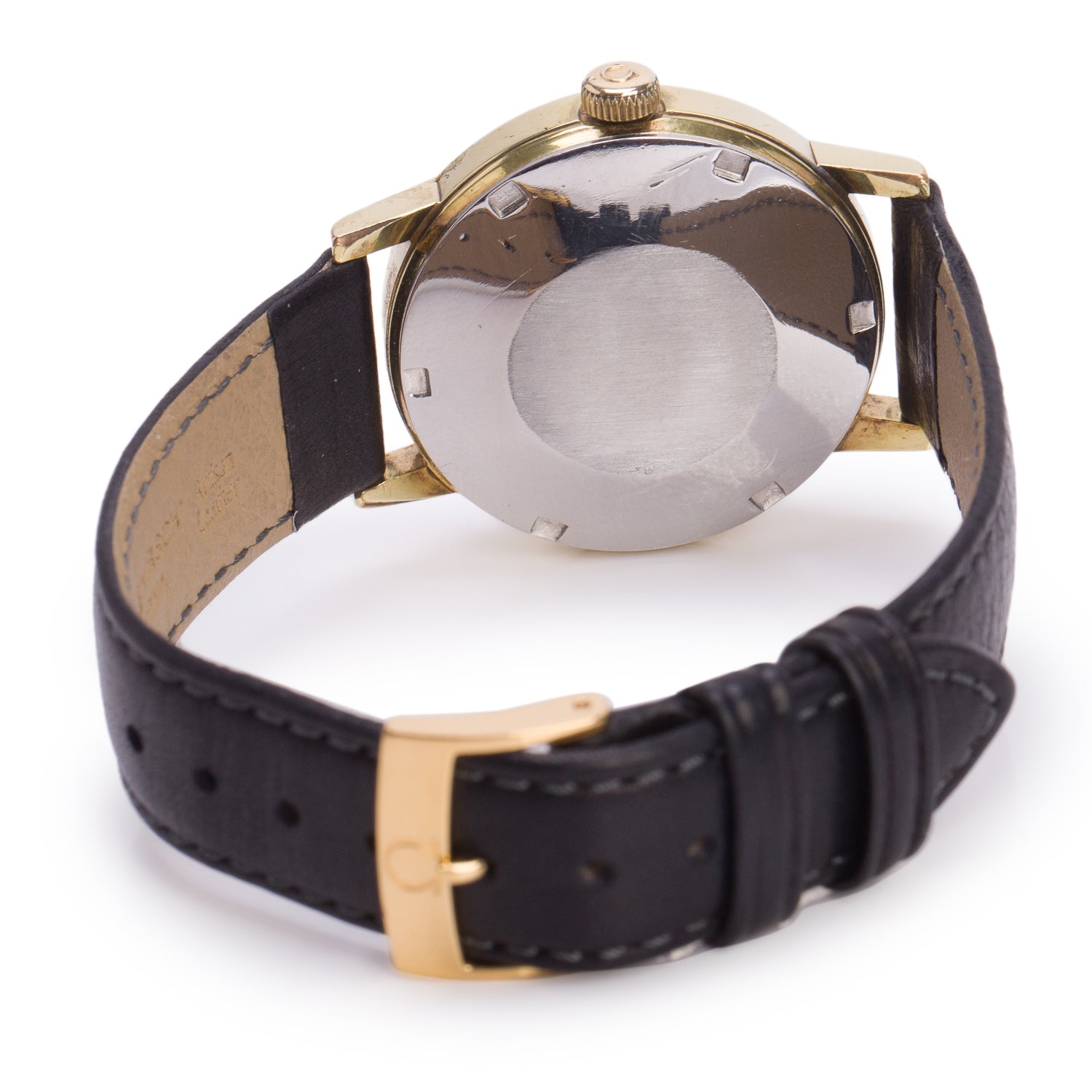 Omega Vintage Gold-Plated Stainless Steel Geneve 35 MM Automatic Watch Gold Dial