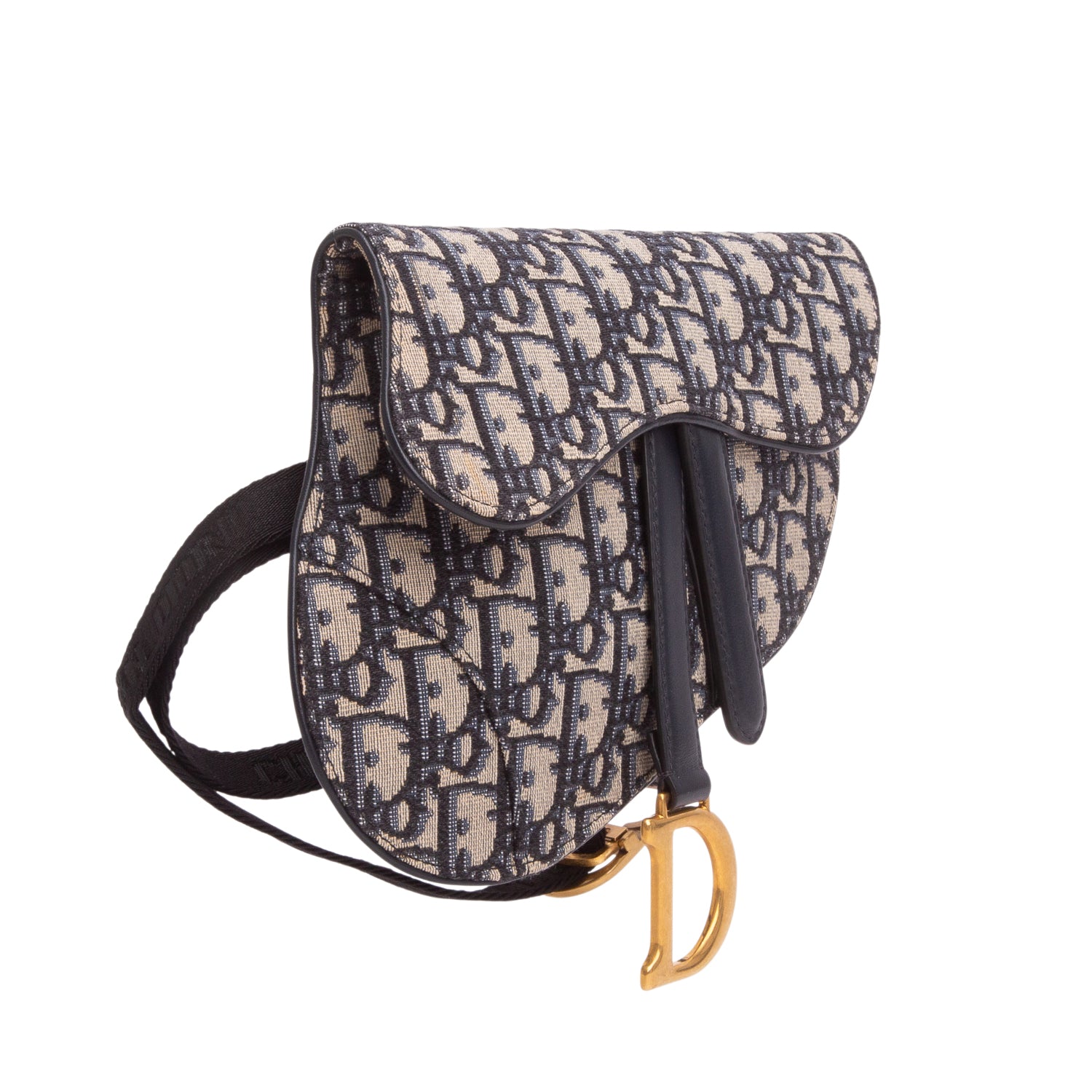 Christian Dior Oblique Saddle Belt Pouch