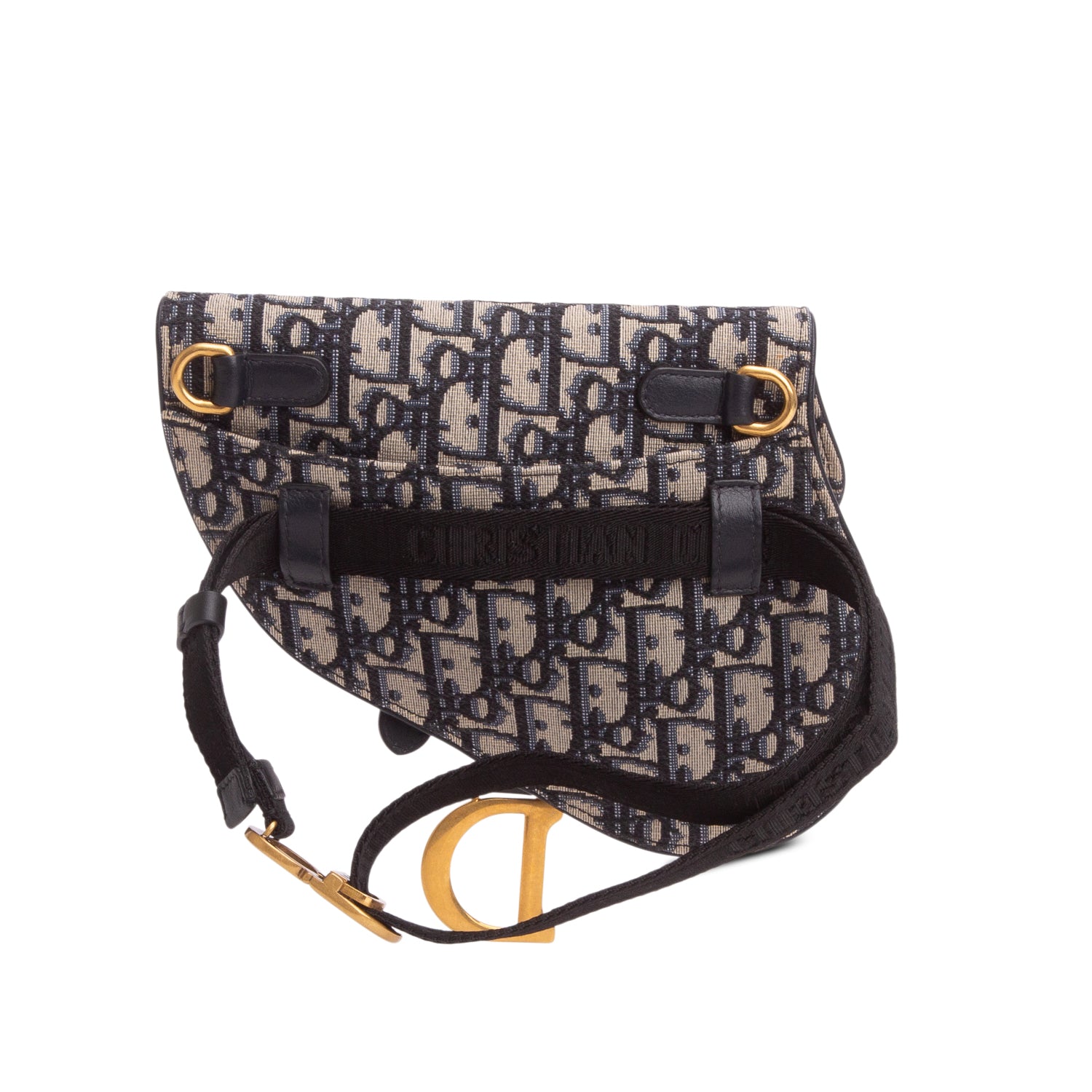 Christian Dior Oblique Saddle Belt Pouch