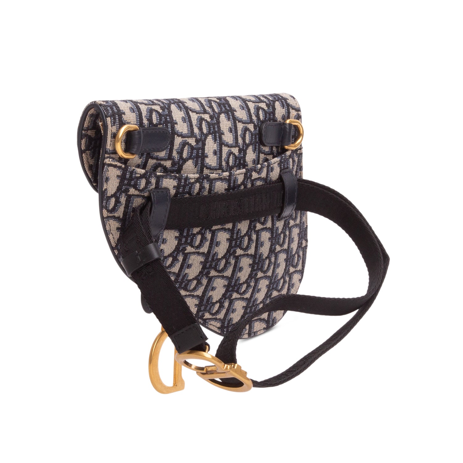Christian Dior Oblique Saddle Belt Pouch