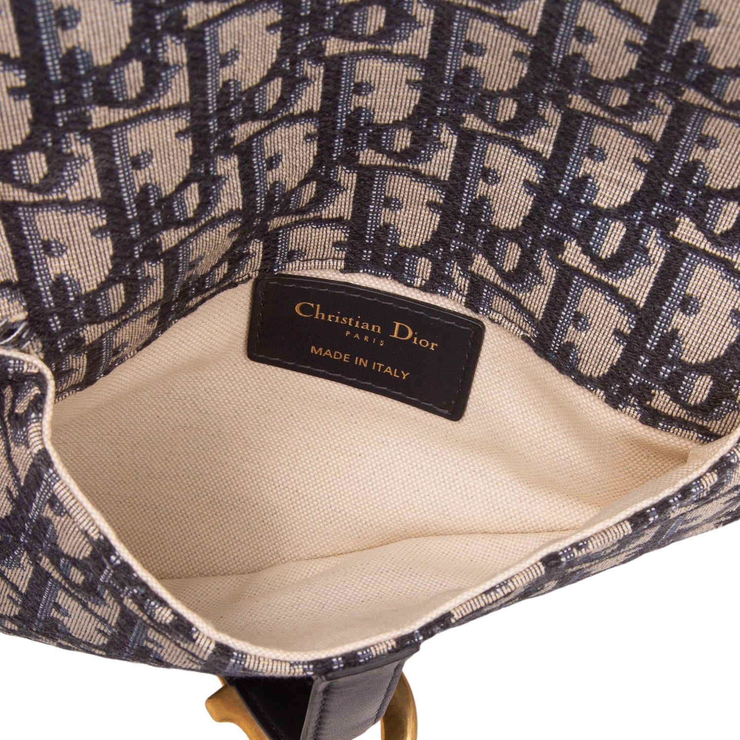 Christian Dior Oblique Saddle Belt Pouch