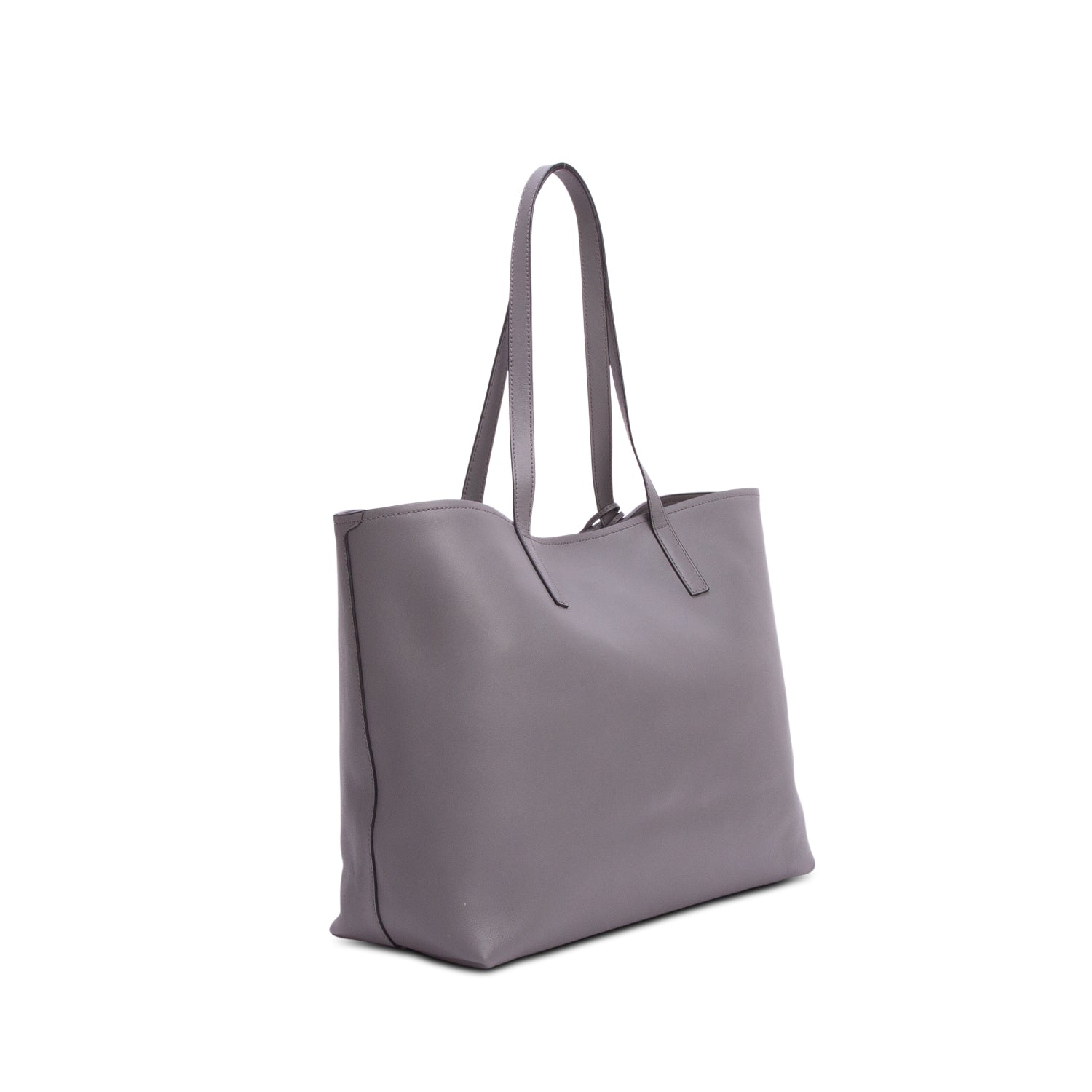 Prada Grey City Calf Tote w/ Strap