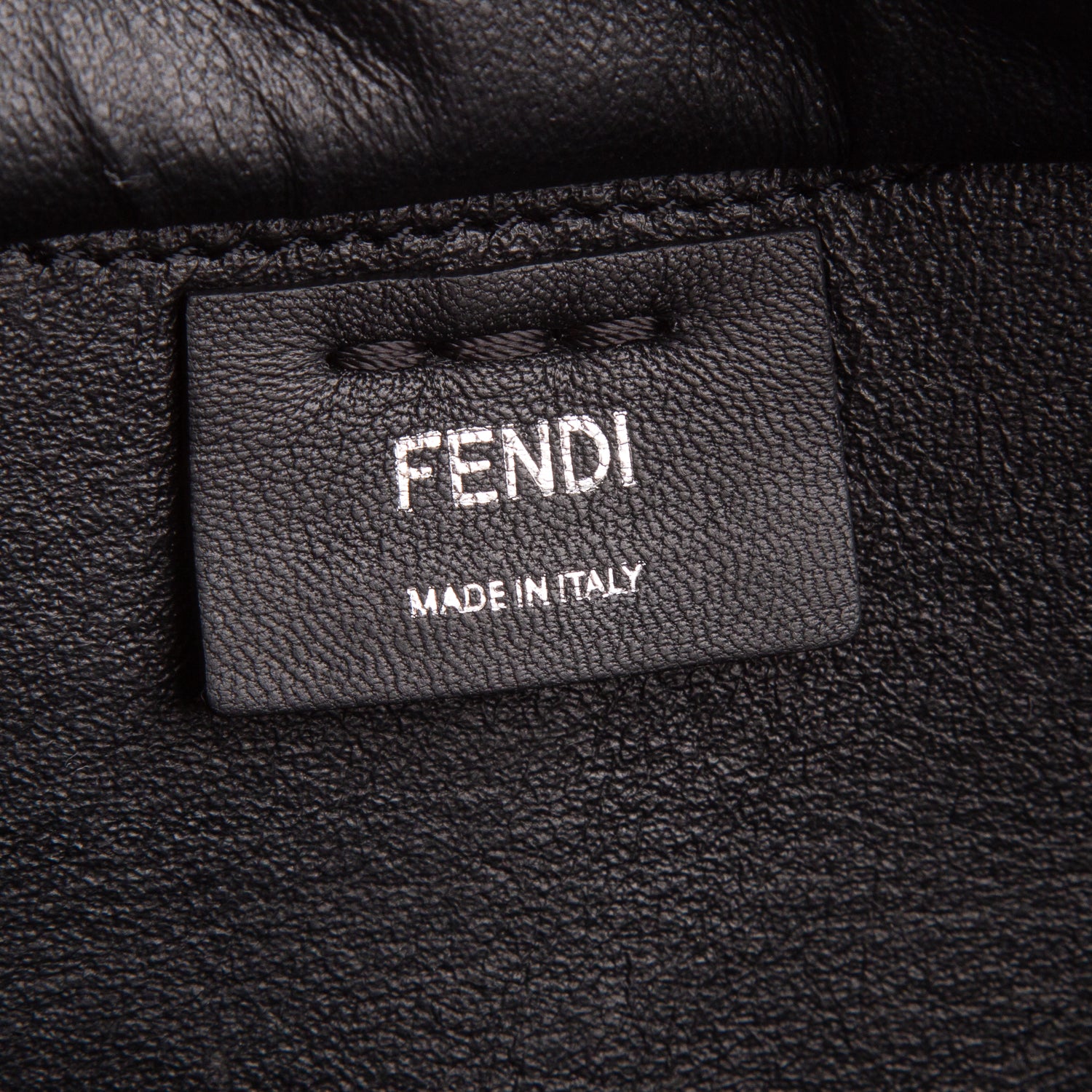 Fendi Black Vitello Leather Ponyhair 3Jours Petite Tote