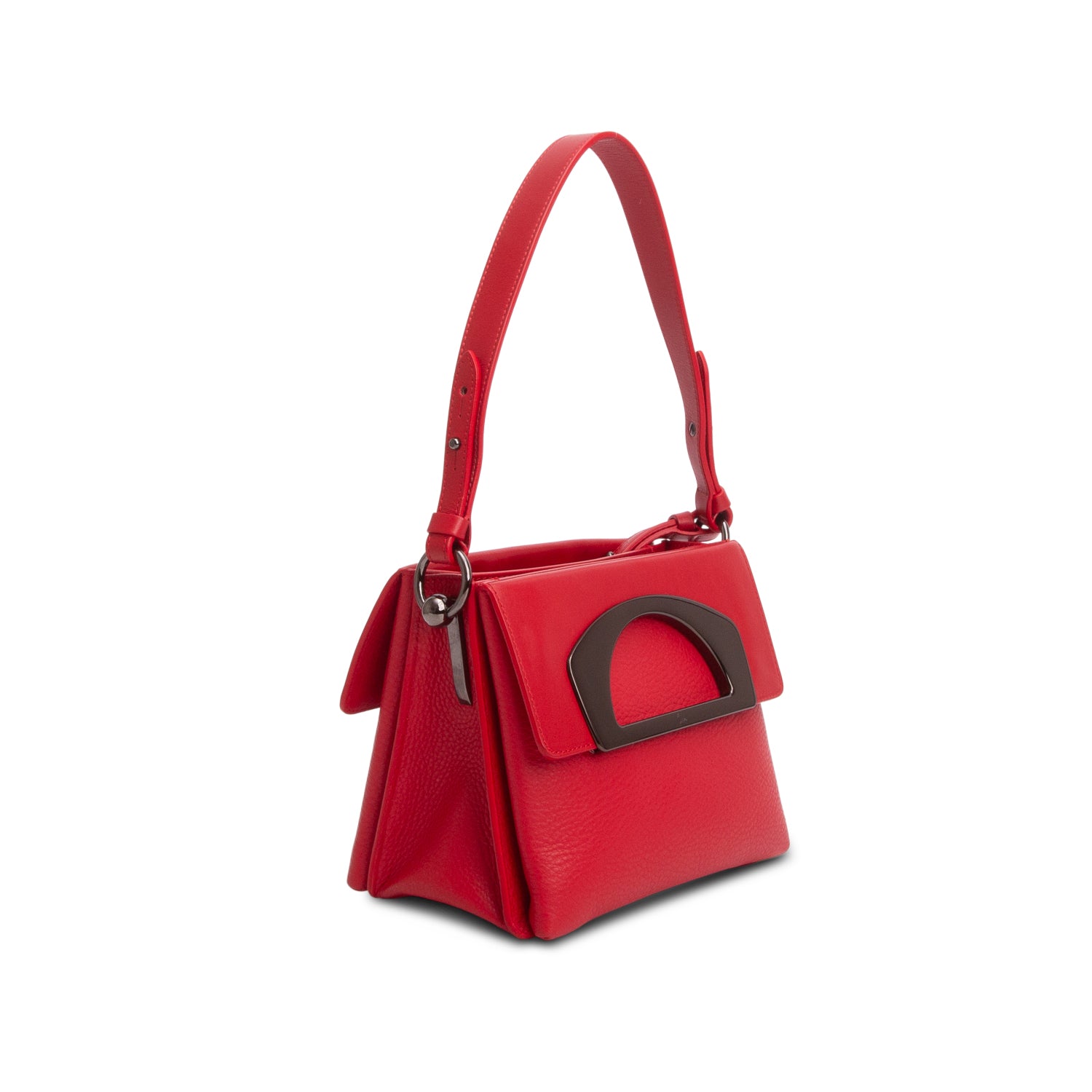 Christian Louboutin Red Calfskin Mini Passage w/ Strap