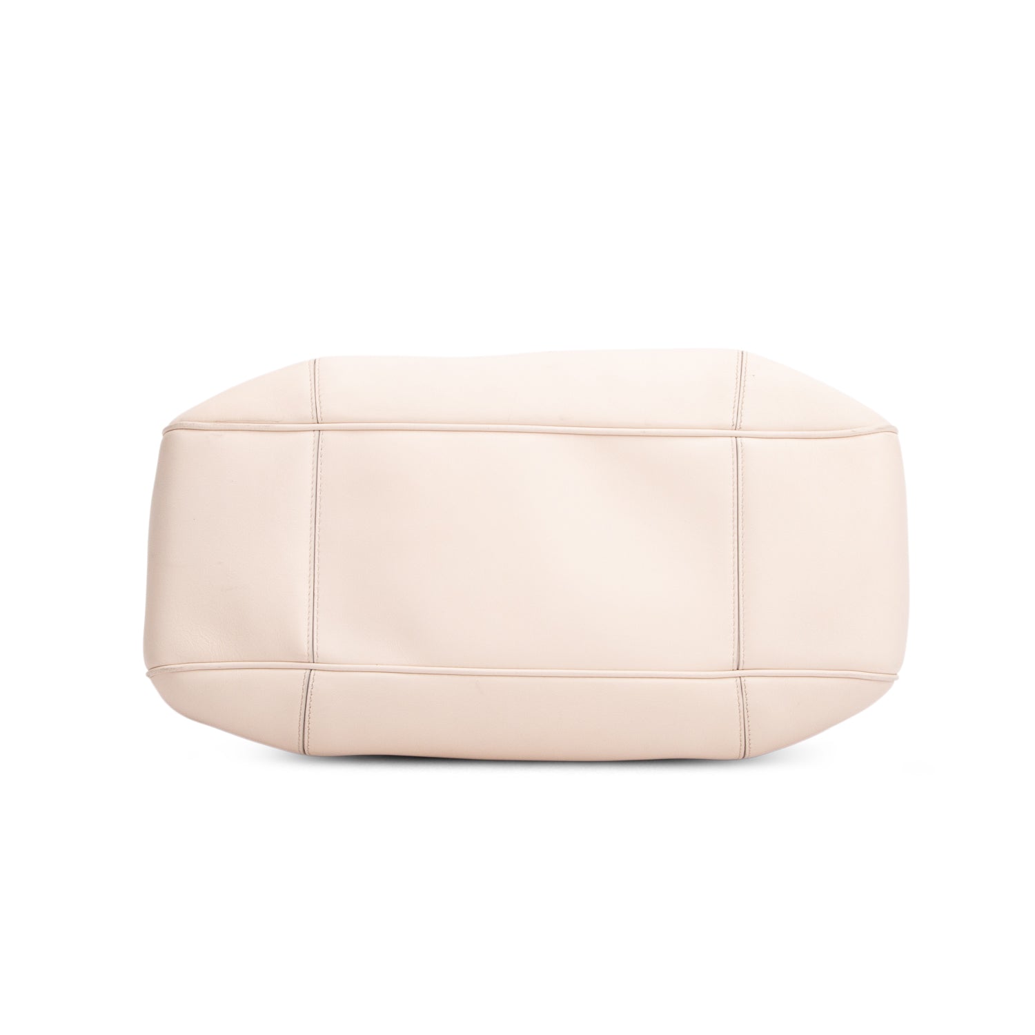 Ferragamo Cream Calfskin Melinda Chain Tote