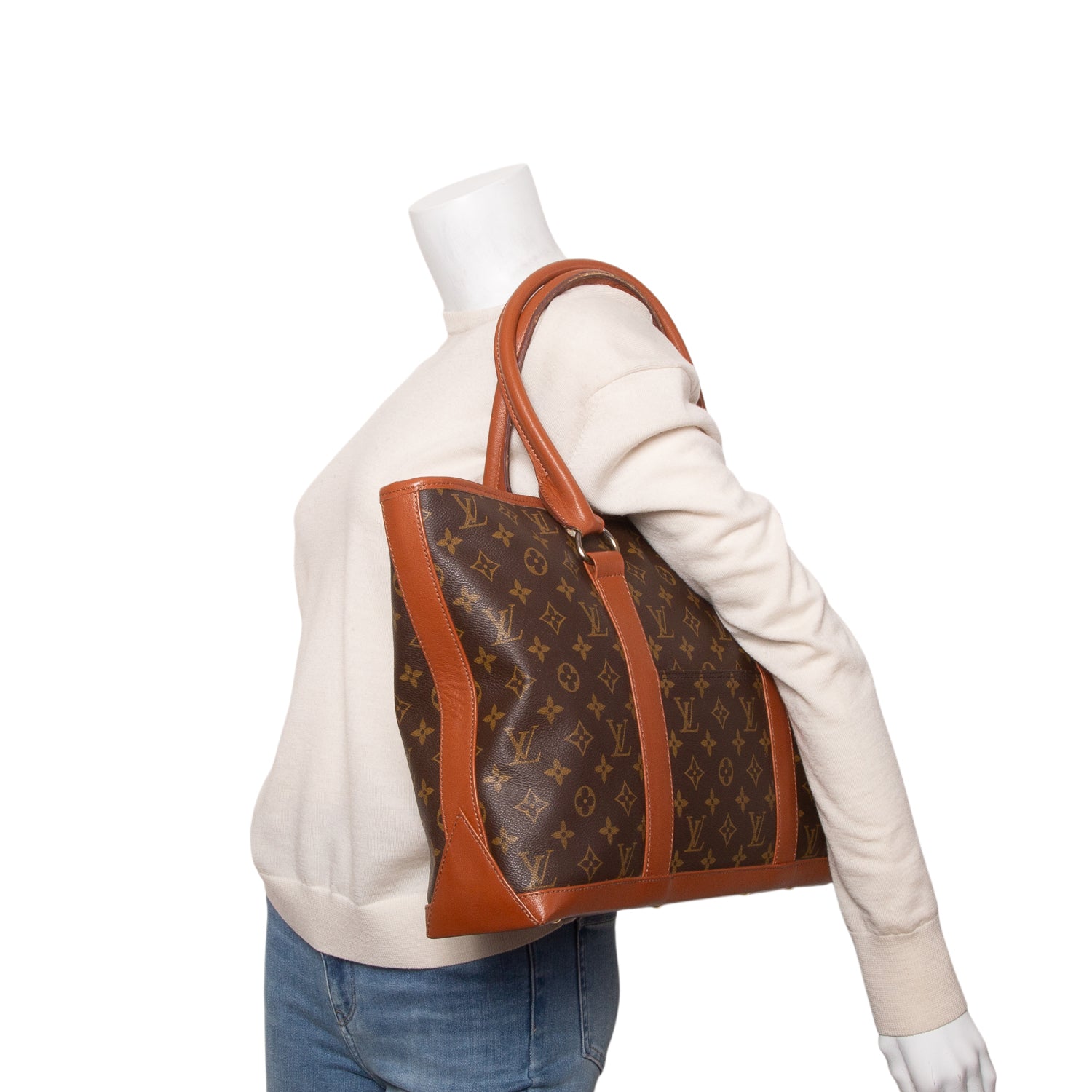Louis Vuitton Vintage Monogram Sac Weekend Tote