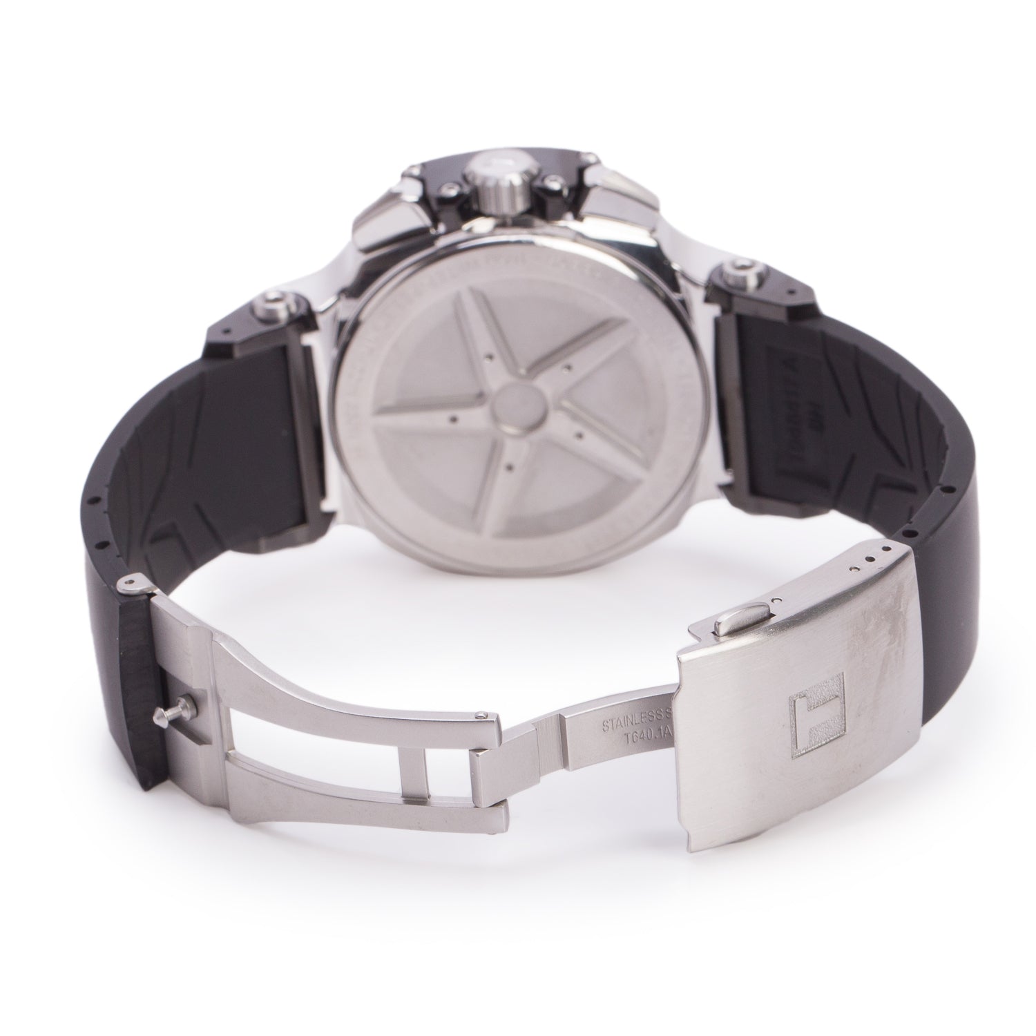 Tissot Stainless Steel T-Race 43 MM Chronograph Quartz Watch Black Dial w/ Box & Papers