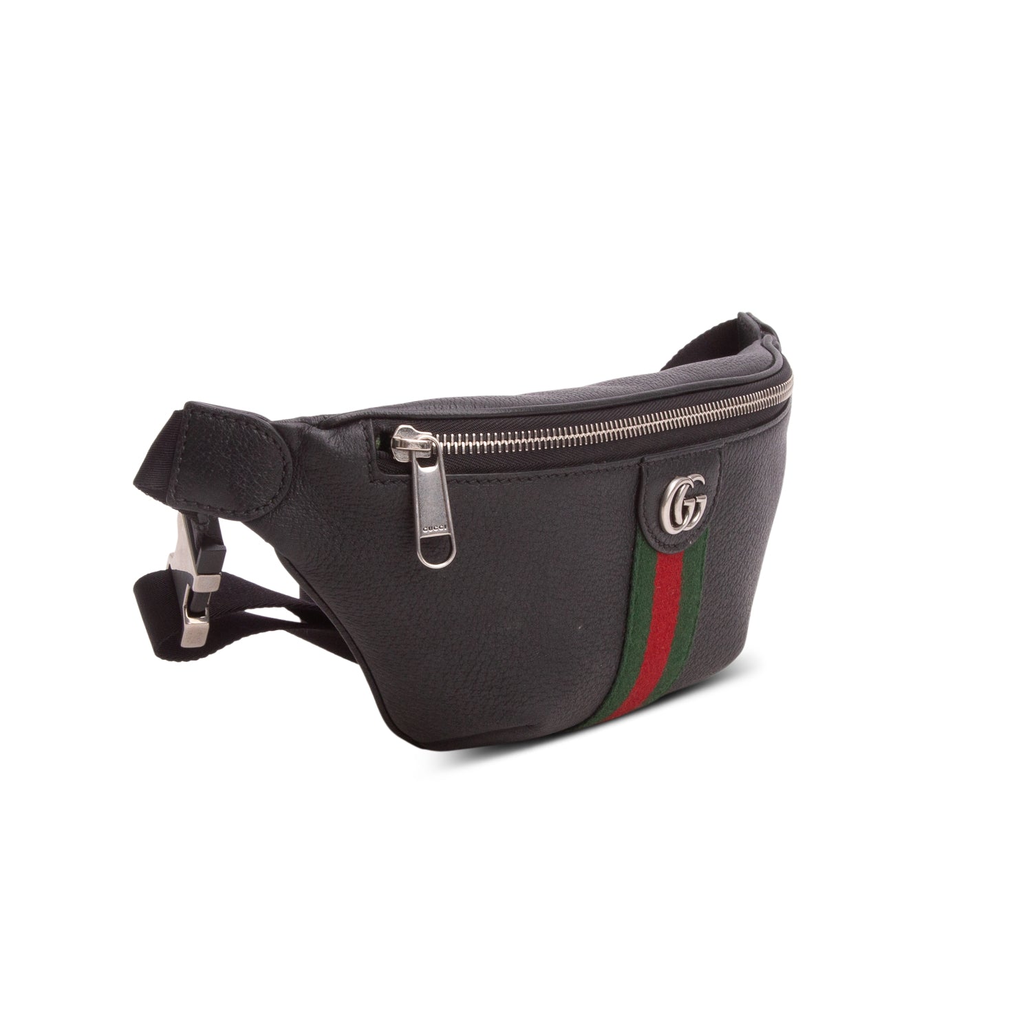 Gucci Black Calfskin Ophidia Small Belt Bag w/ Box