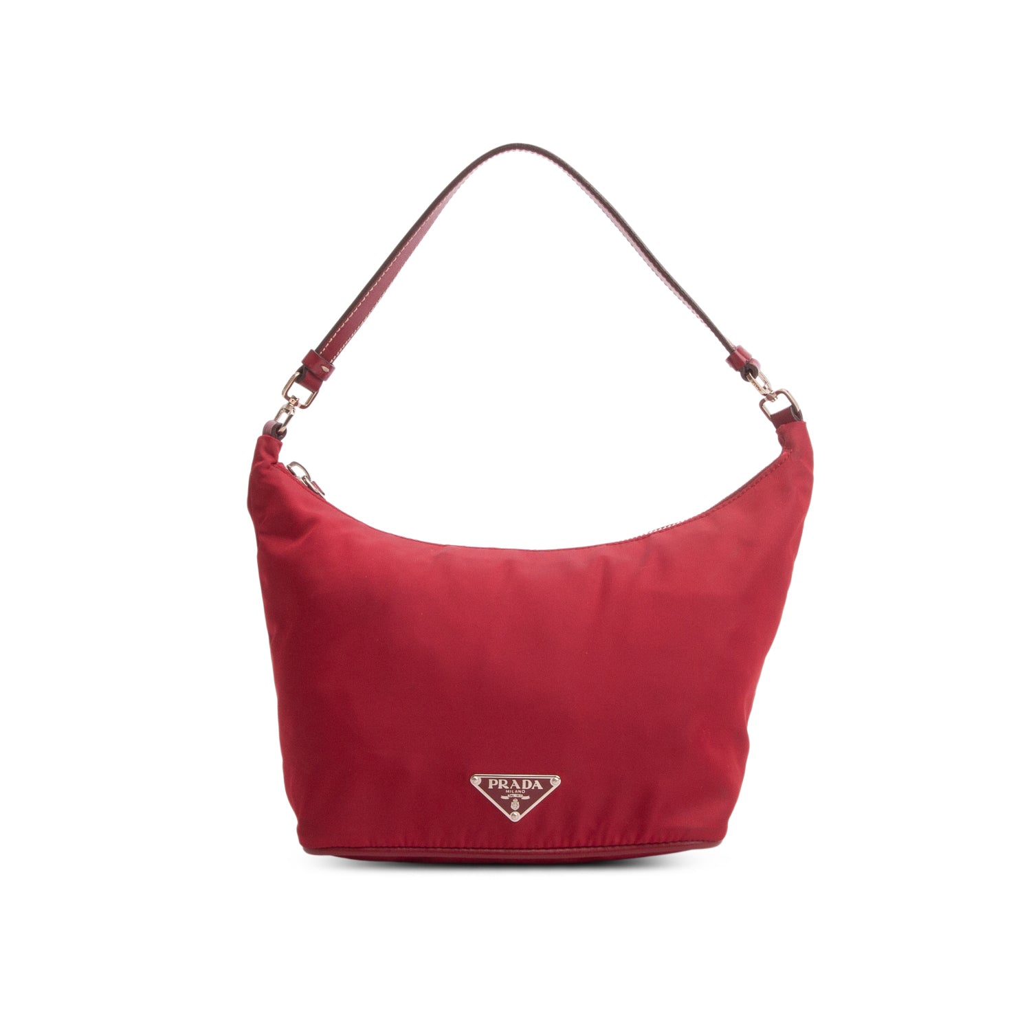 Prada Red Tessuto Sirio Pochette