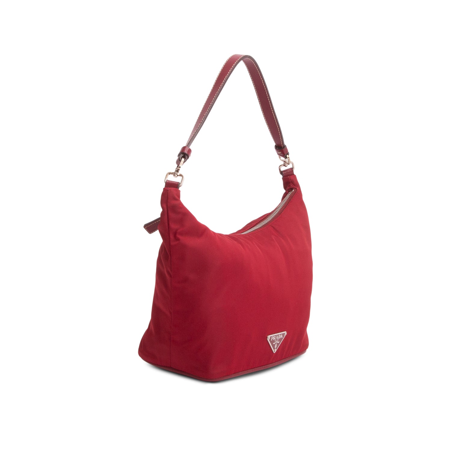 Prada Red Tessuto Sirio Pochette
