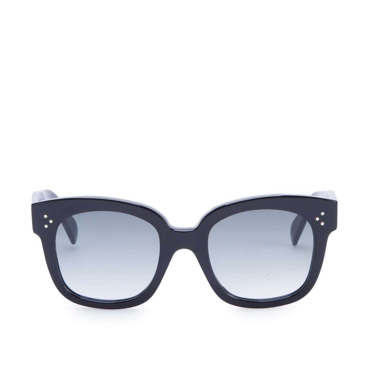 Celine CL4002UN Black Acetate Square Cat Eye Sunglasses w/ Box & Case