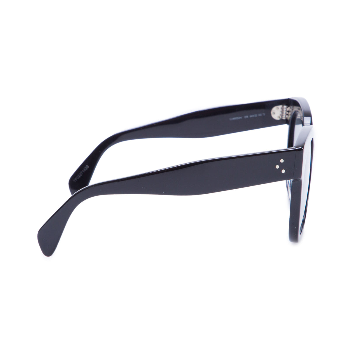 Celine CL4002UN Black Acetate Square Cat Eye Sunglasses w/ Box & Case