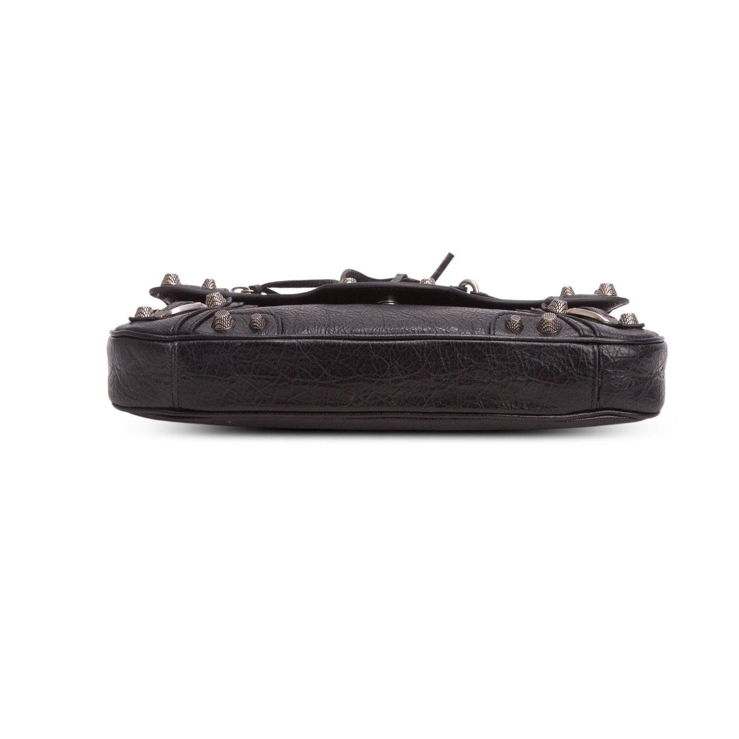 Balenciaga Black Agneau Arena Le Cagole Sling Bag XS