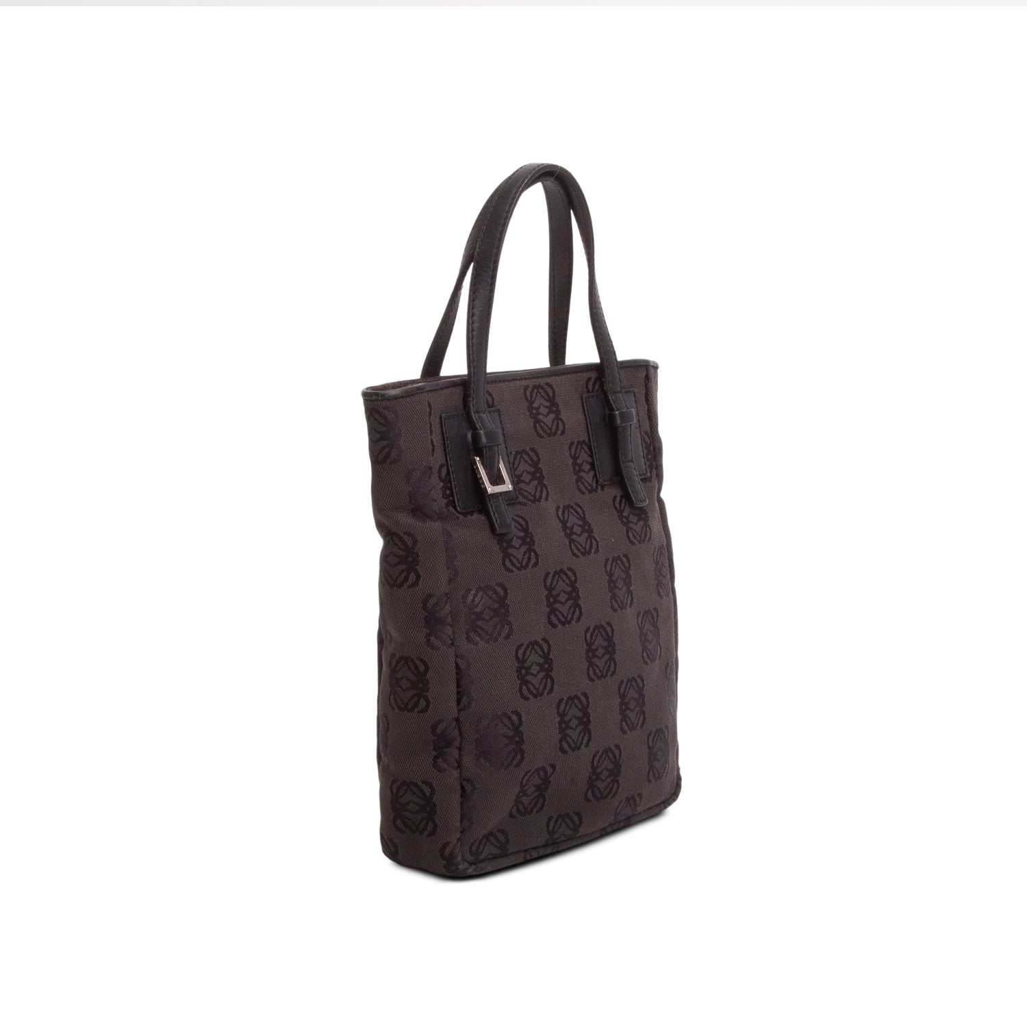 Loewe Black Anagram Canvas Mini Tote