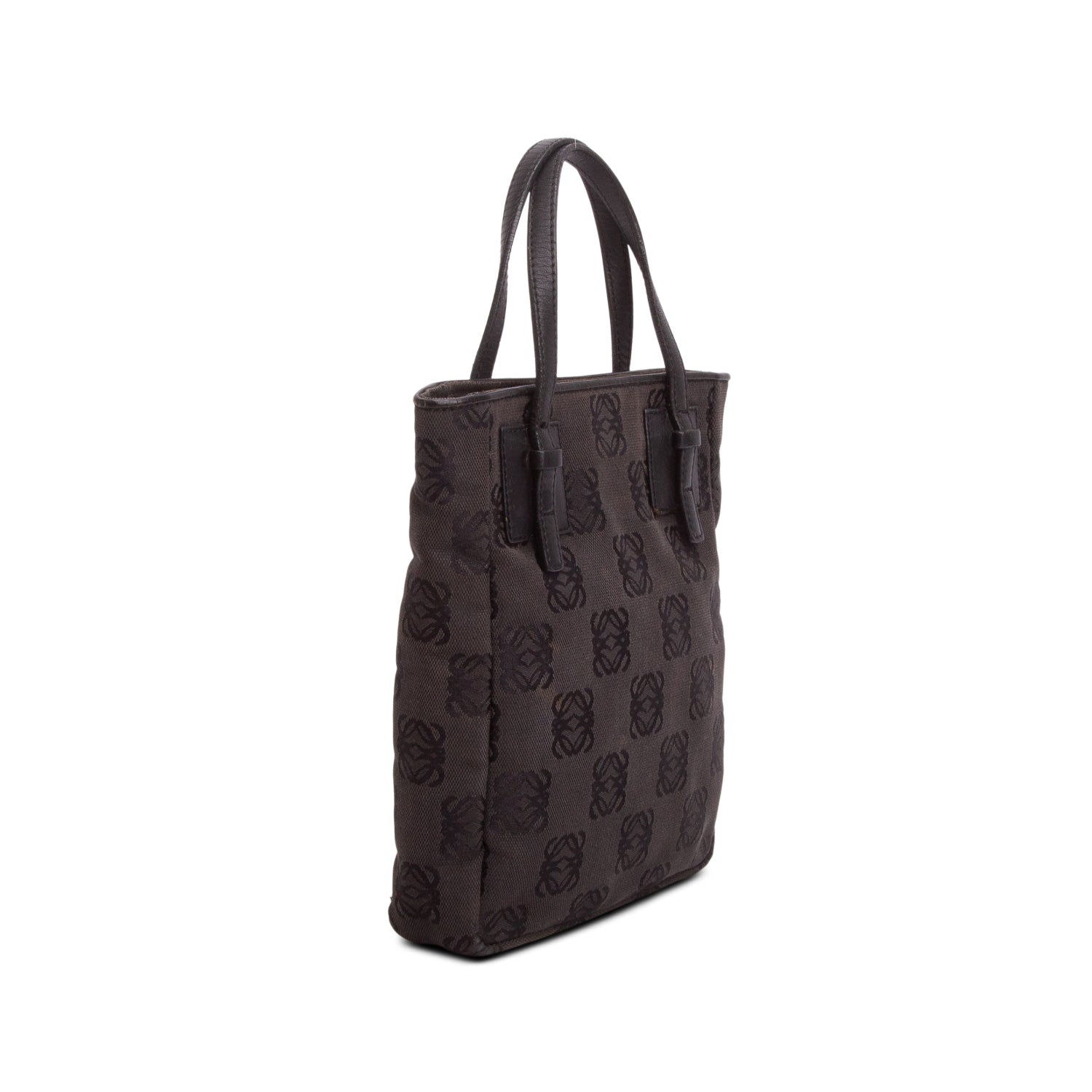 Loewe Black Anagram Canvas Mini Tote