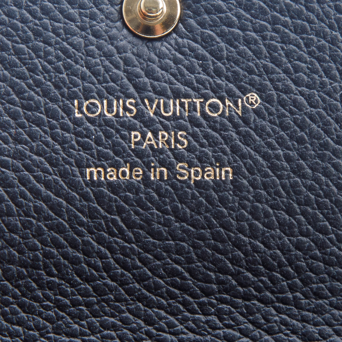Louis Vuitton Black Monogram Empreinte Rosalie Coin Purse